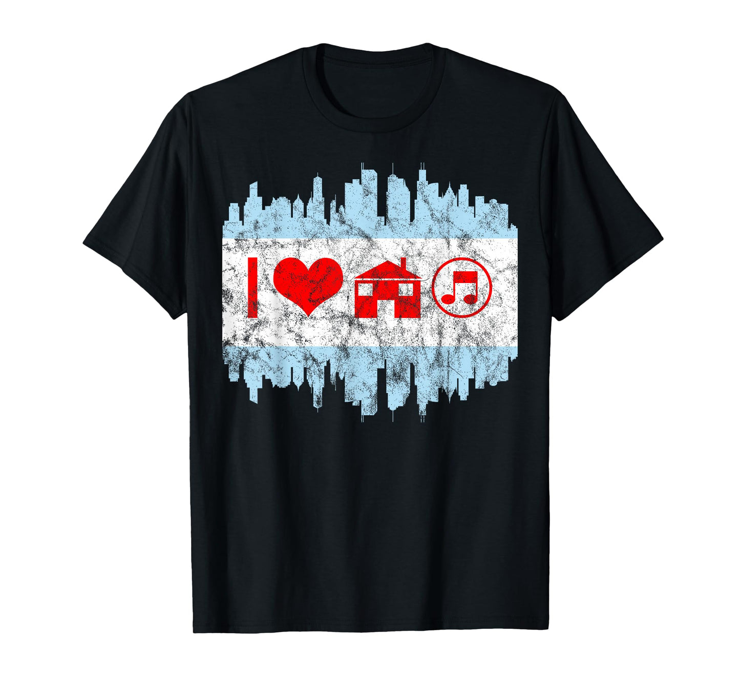 Chicago House Music DJ Flag T-Shirt
