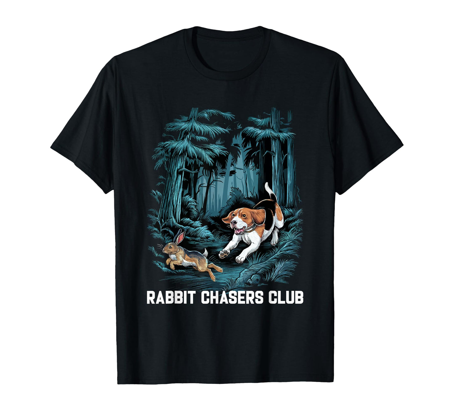 Dog Hunting Rabbit Chaser Beagle Hunter Men Women T-Shirt