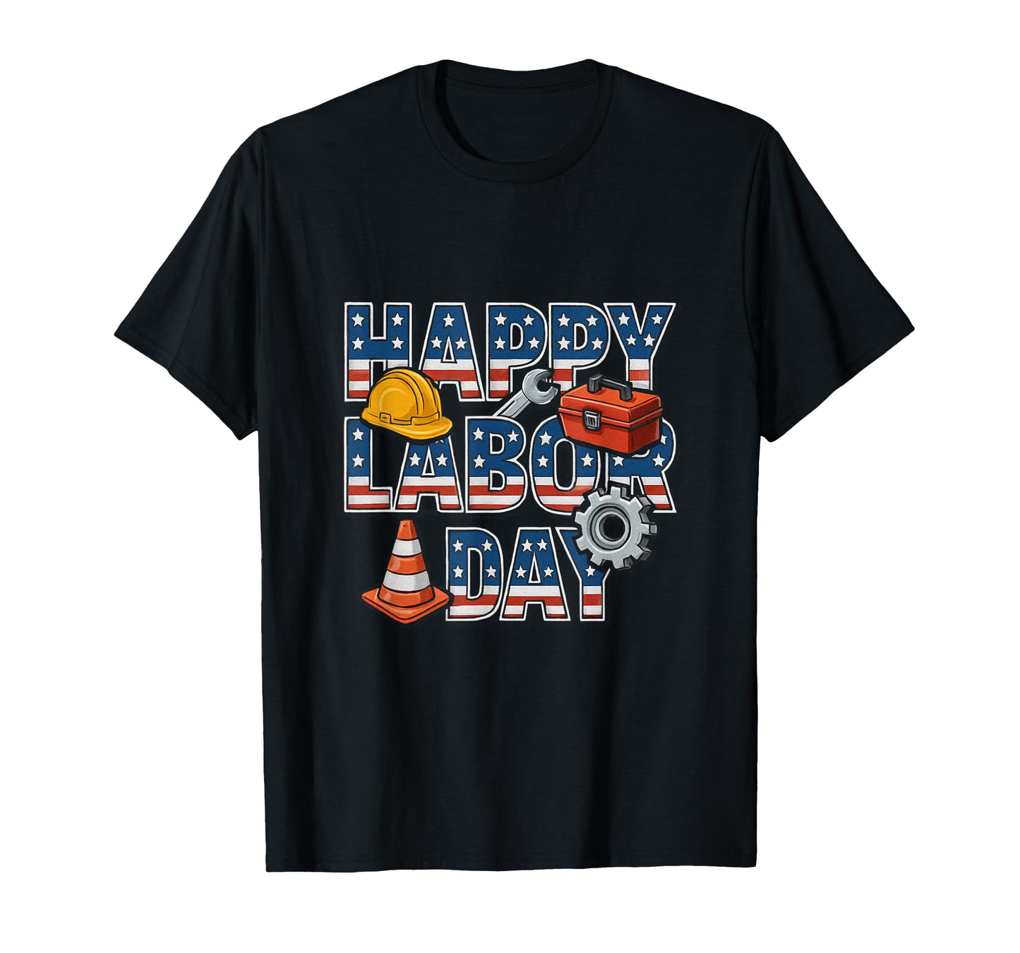 Labor Day Tshirt 2018 American Flag Labor Day Tee Women Men T-Shirt