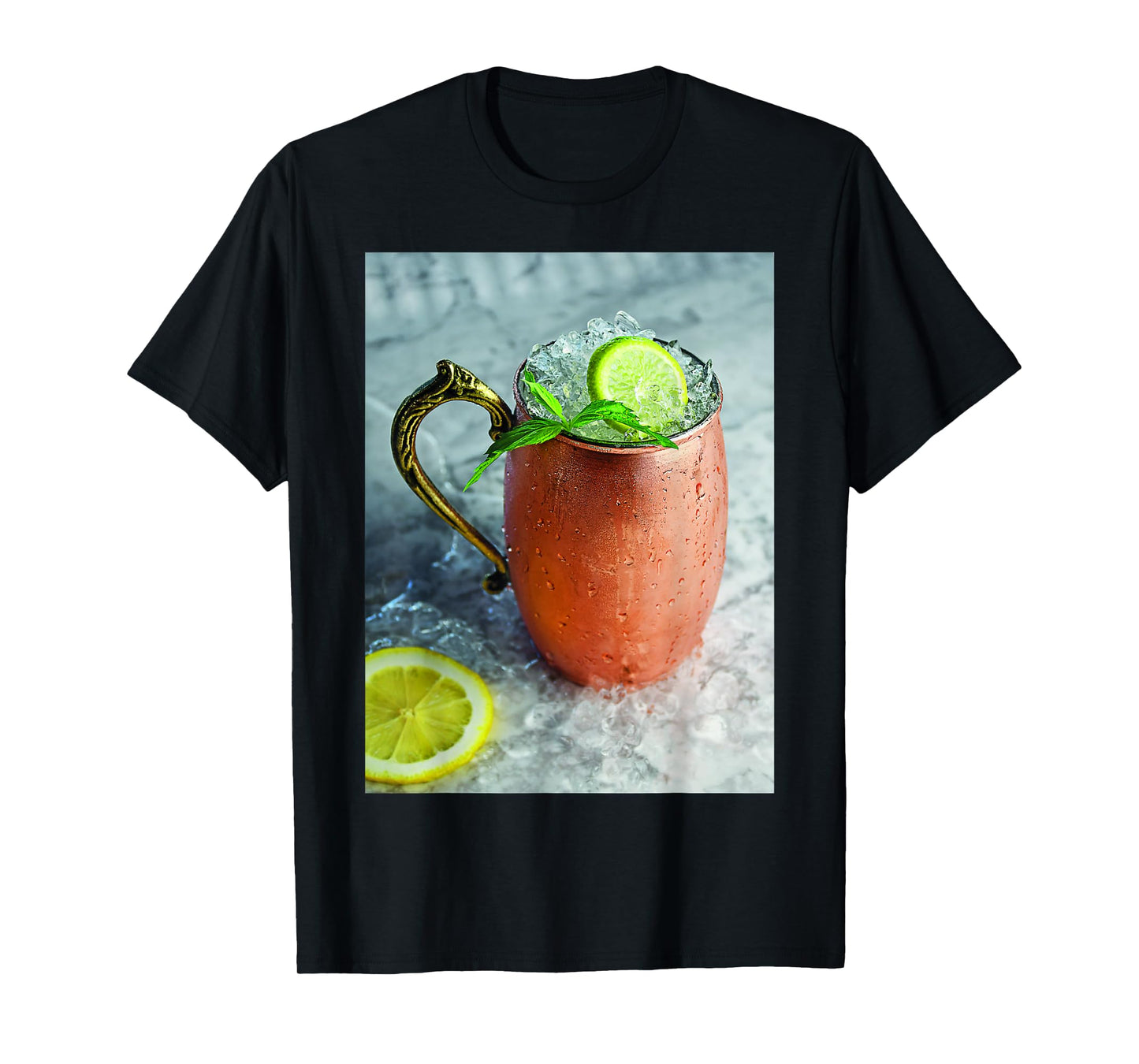 Fun Moscow Mule Cocktail Copper Mug Costume T-Shirt