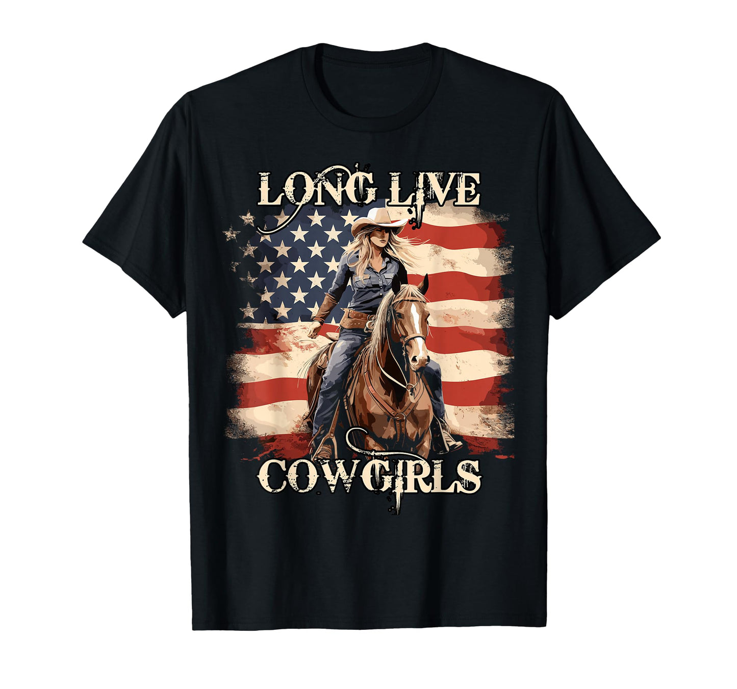 Long Live Howdy Rodeo Western Country Southern Cowgirls T-Shirt