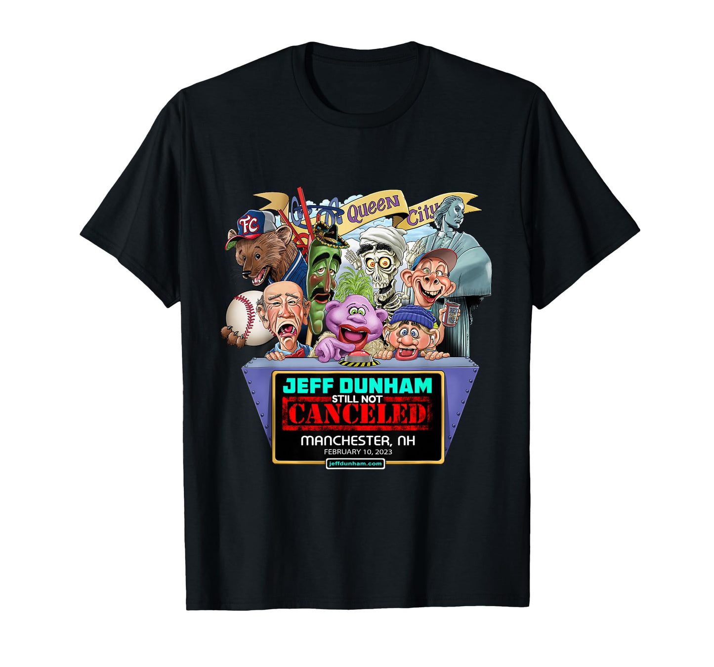 Jeff Dunham Manchester, NH (2023) T-Shirt