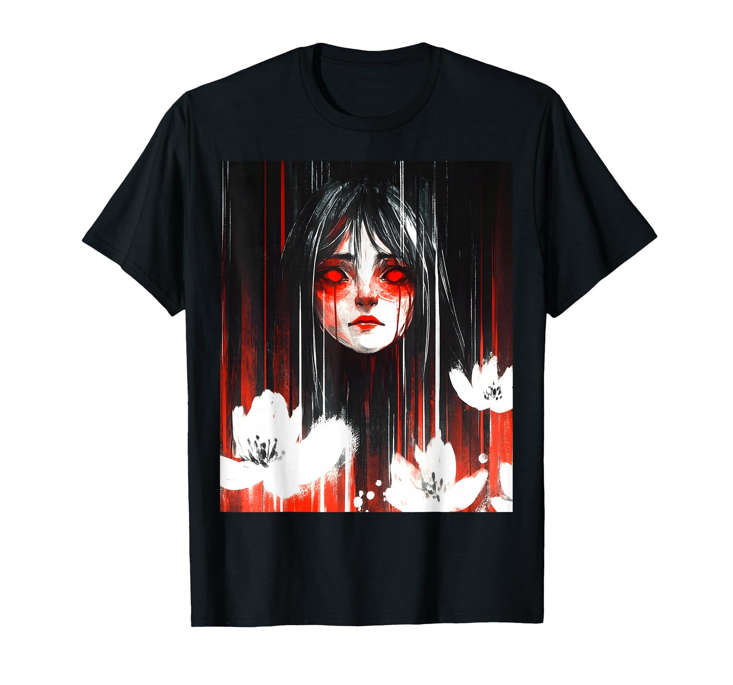 Japan Horror Anime Manga Japanese Creepy Kawaii Goth T-Shirt