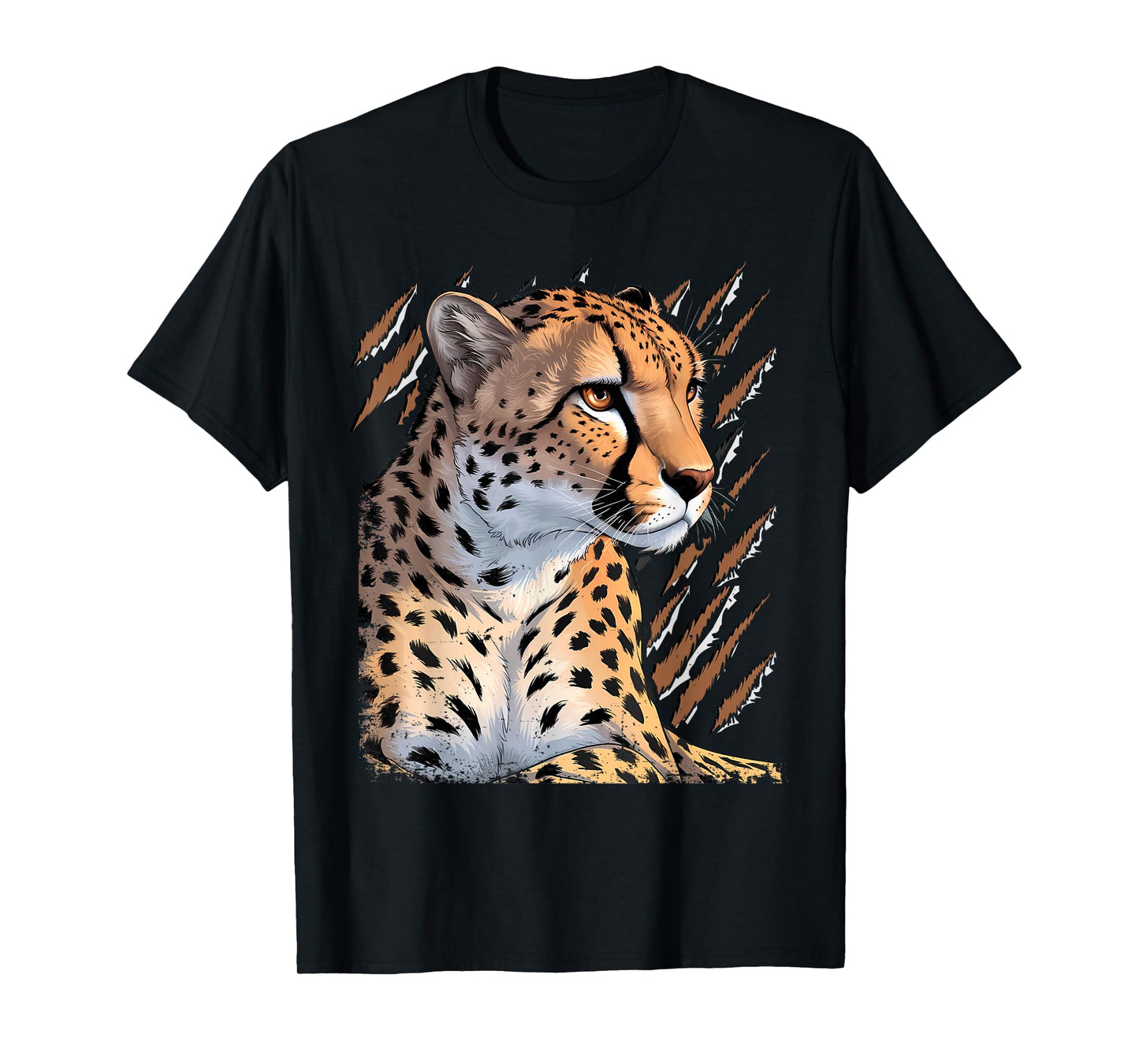 Leopard Cheetah Tiger Leopard Face Lion Cat T-Shirt