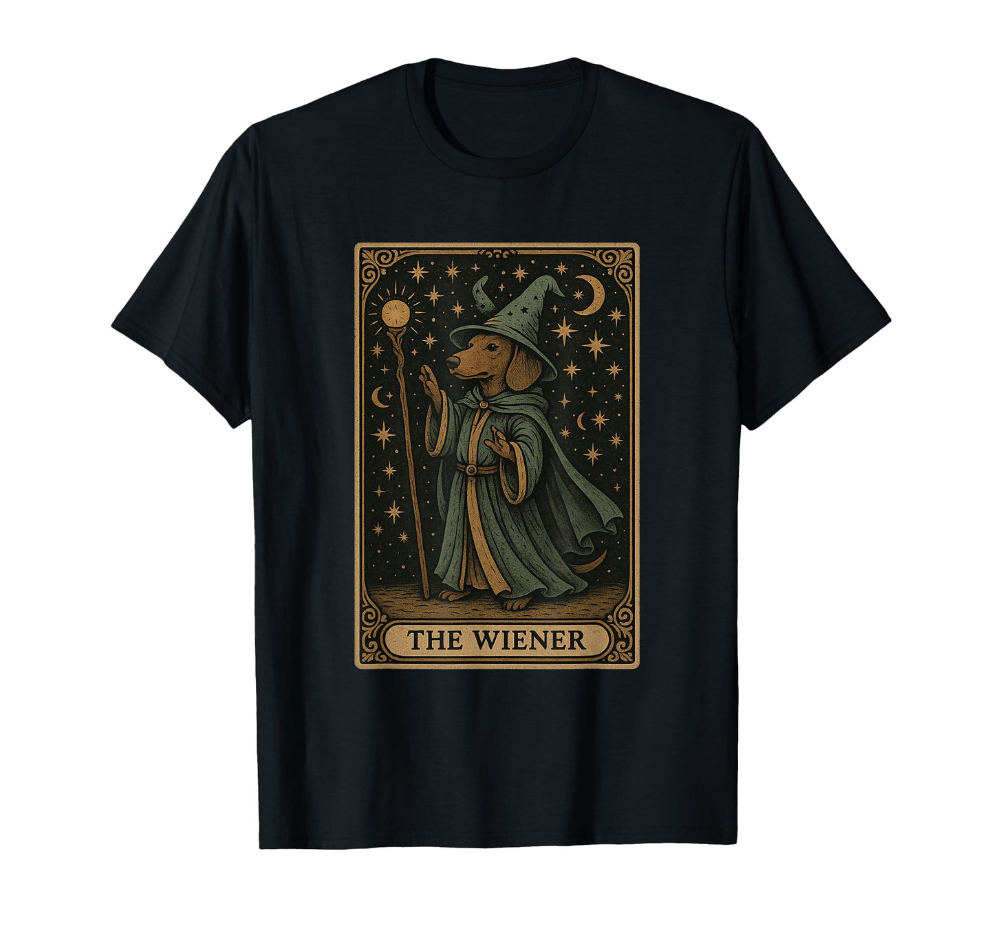 Dachshund Doxie Dog Tarot Wiener Dog T-Shirt