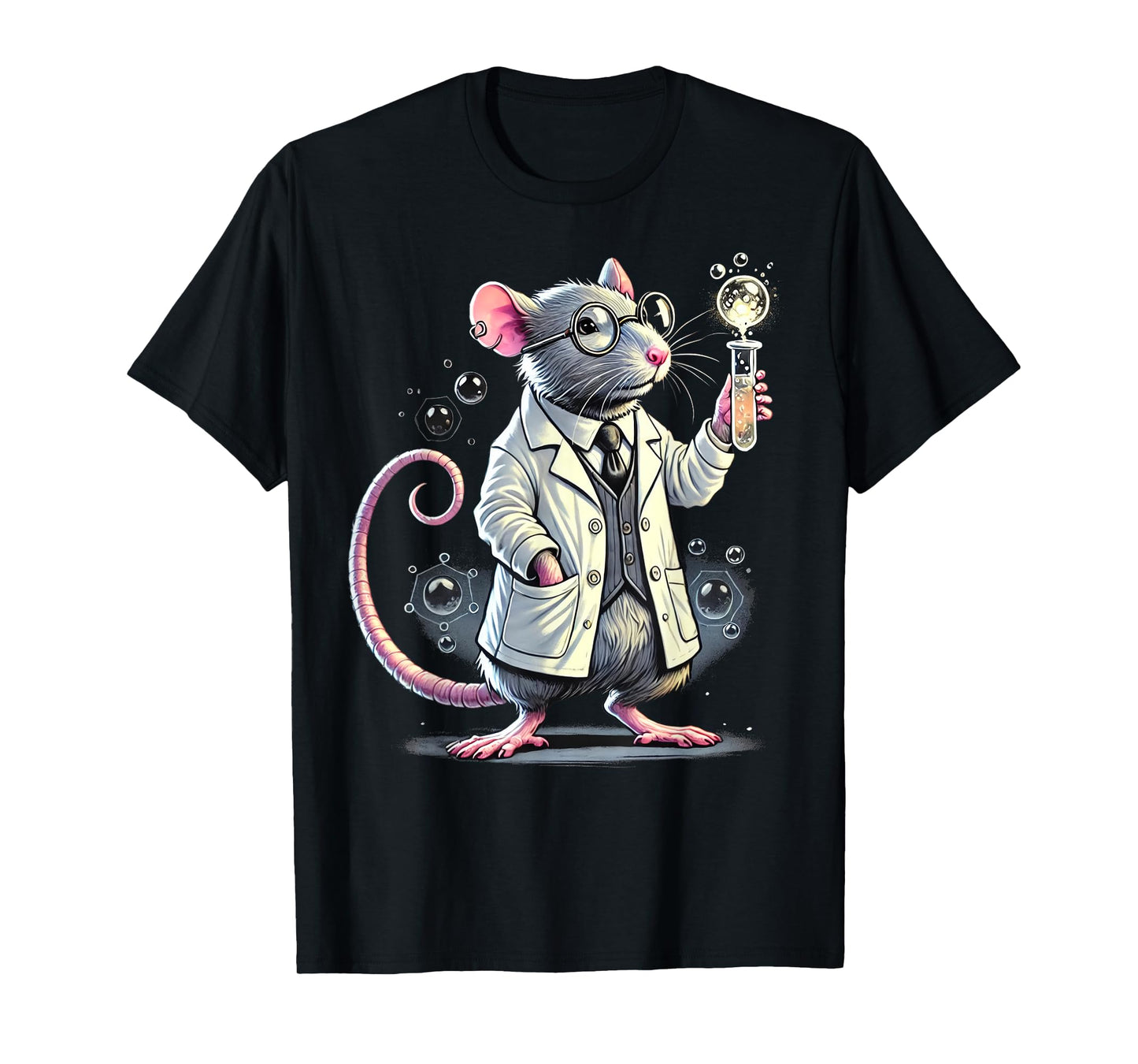 Science Chemistry Lab Rat Scientist Mouse T-Shirt