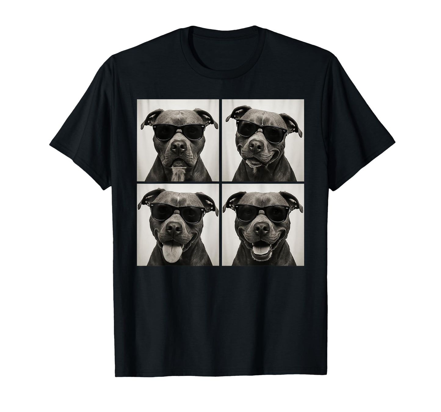 Funny Pit Bull Lover Cute Pittie Dog Photo Booth T-Shirt for Men Women Kids