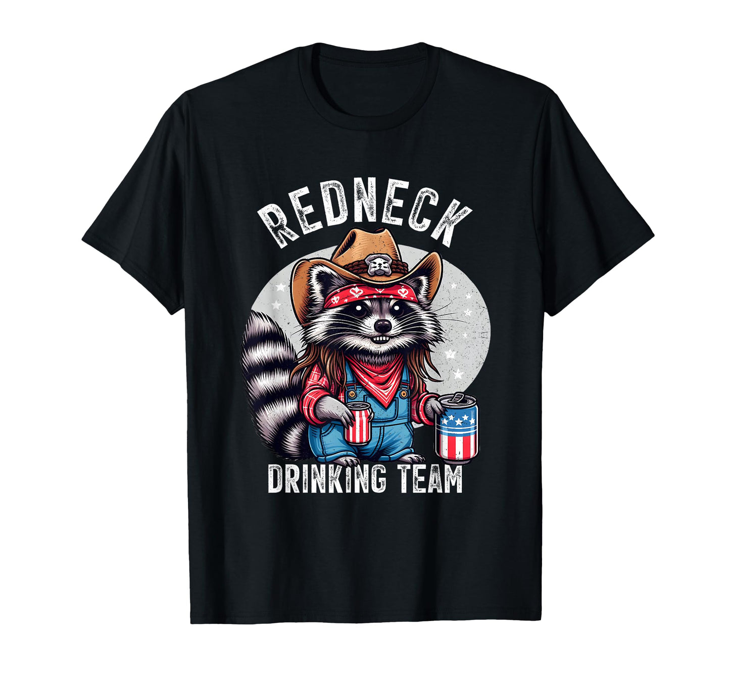 Redneck Raccoon Mullet White Trash Party Attire Hillbilly T-Shirt