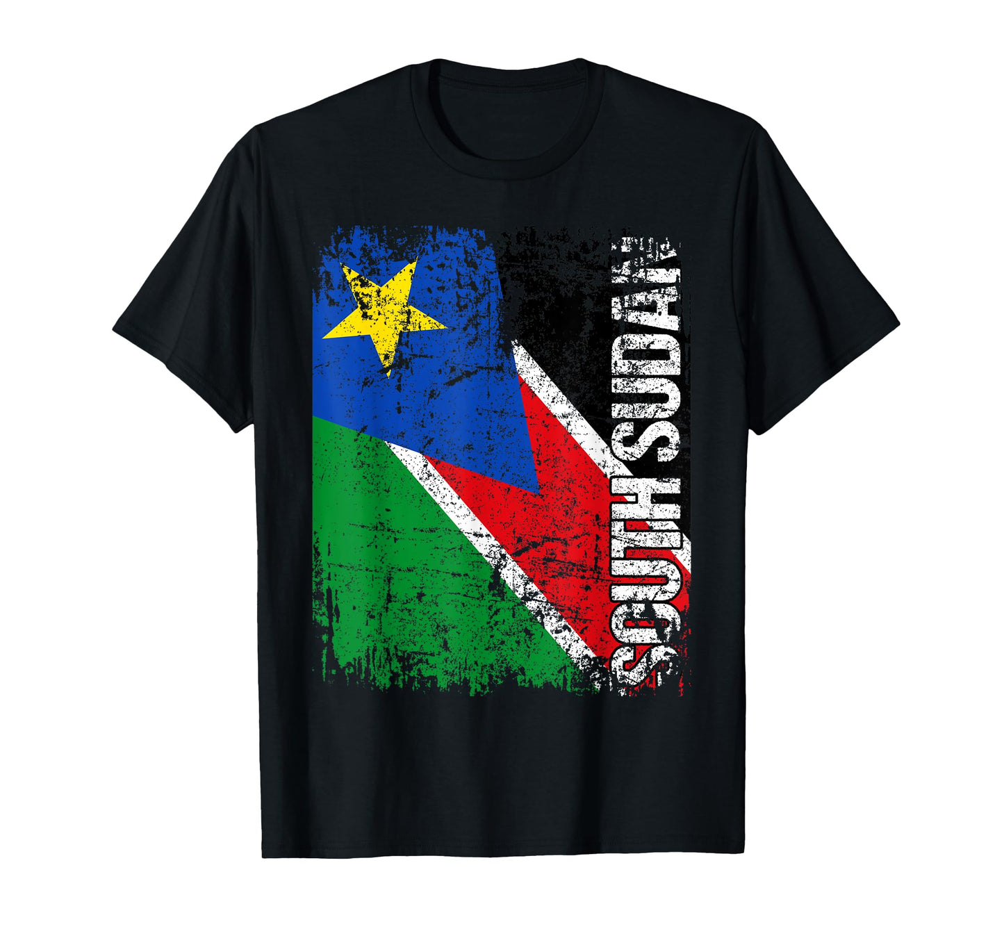 SOUTH SUDAN Flag Vintage Distressed SOUTH SUDAN T-Shirt