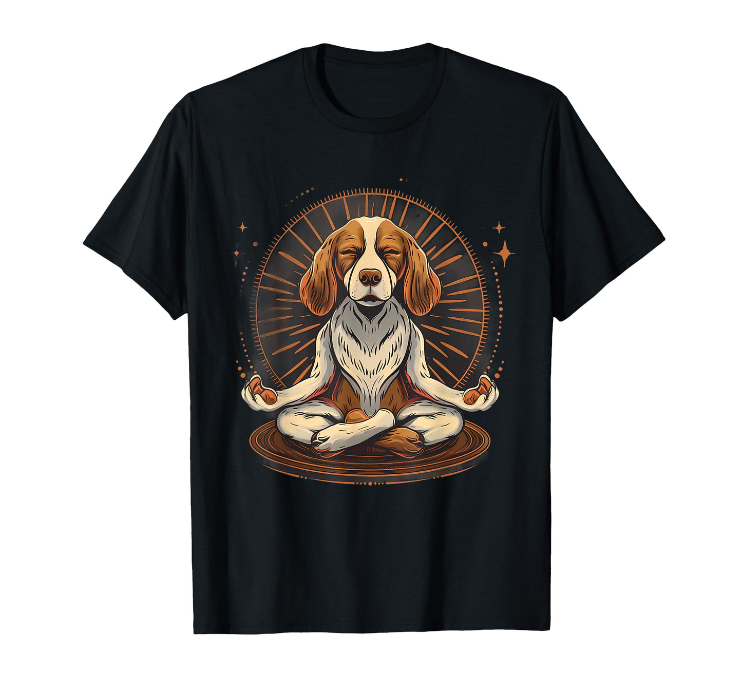 Dog Zen Meditation Buddha Buddhist Yoga Spiritual Hindu T-Shirt for Men Women Kids