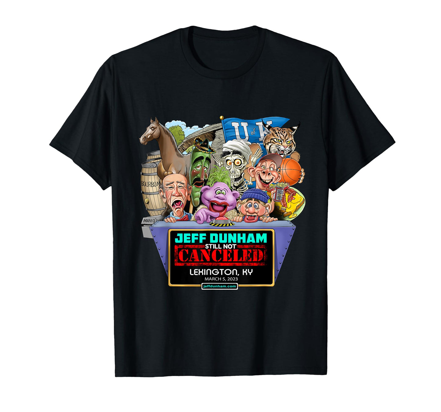 Jeff Dunham Lexington, KY (2023) T-Shirt