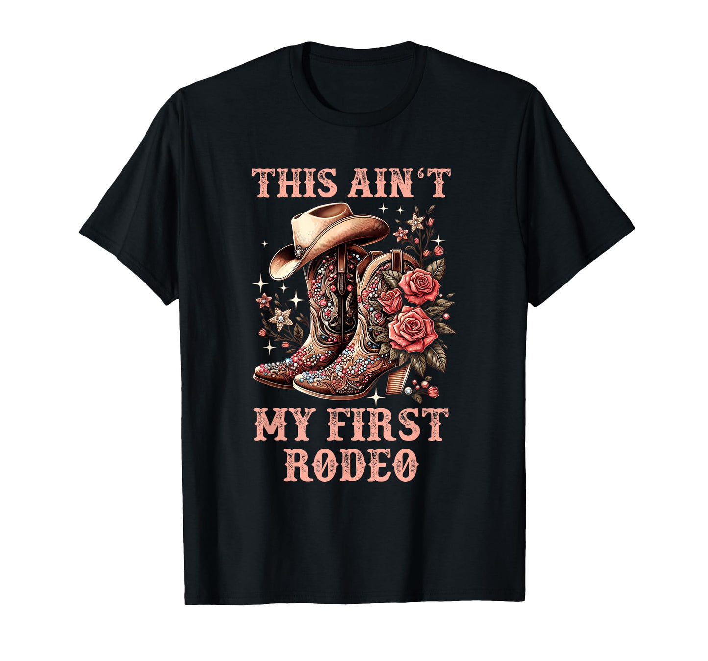 Cowgirl Country Girls Woman Kids This Aint My First Rodeo T-Shirt
