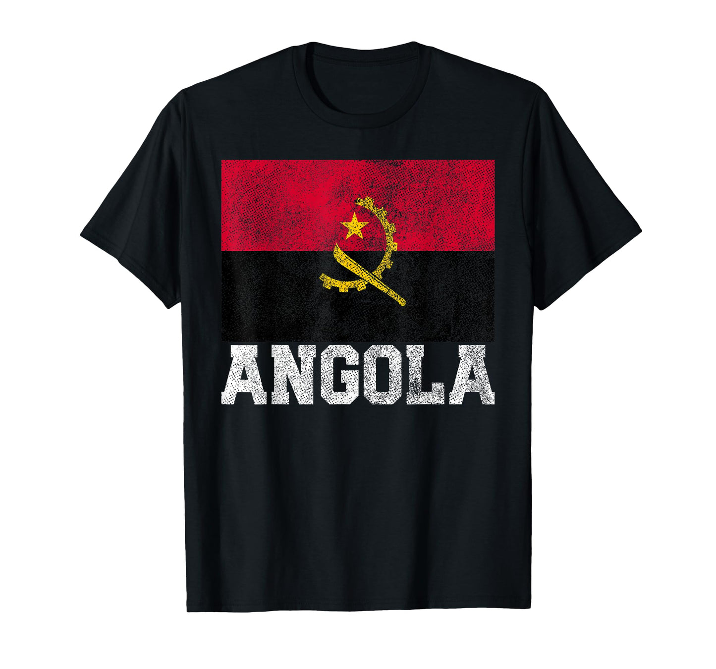 Angola Flag National Pride Roots Country Family Nationality T-Shirt