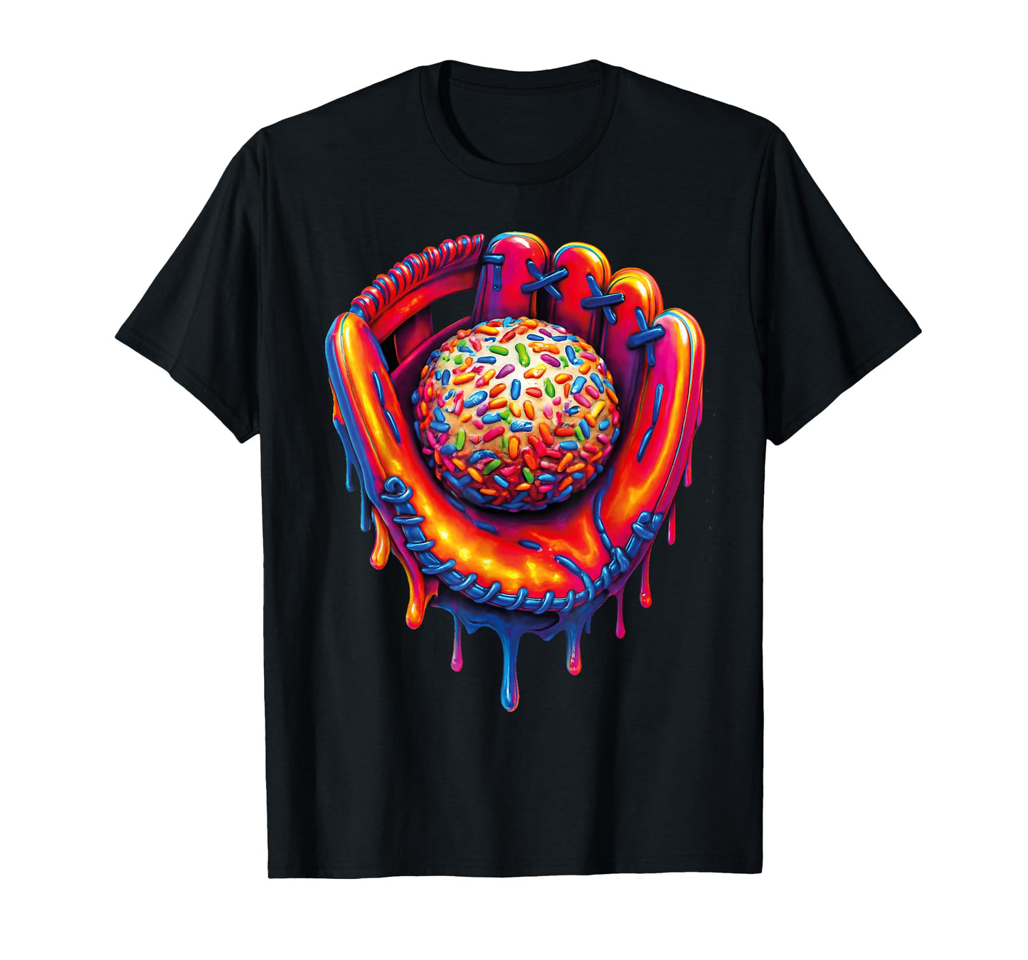 Cool Ice Cream Drip Baseball Stuff Baseball Drip for Kid T-Shirt