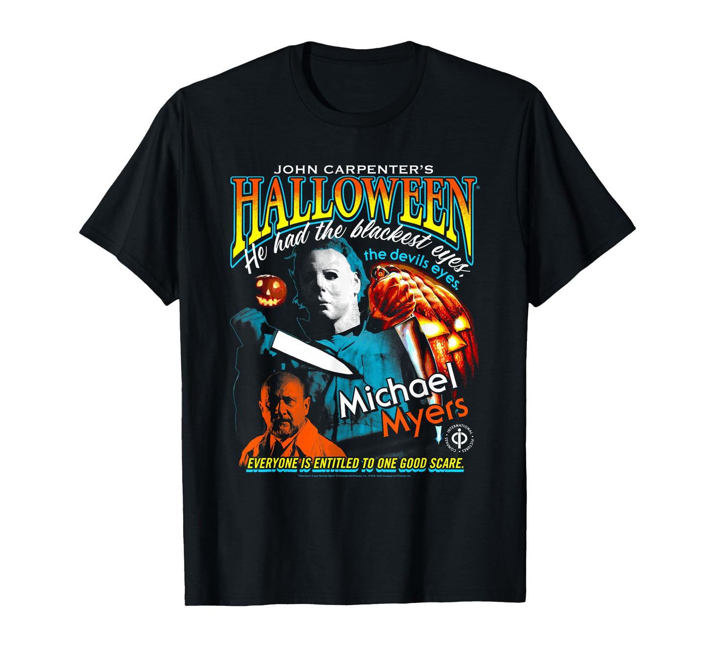 Halloween 90's Bootleg Colorful Poster Horror Movie T-Shirt