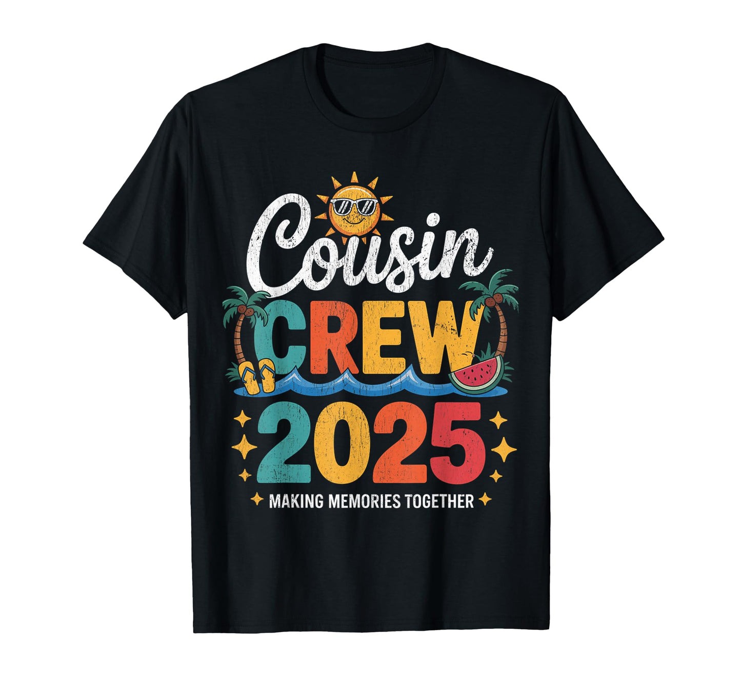Cousin Crew 2025 Pajamas Kids Girls Toddler Matching T-Shirt