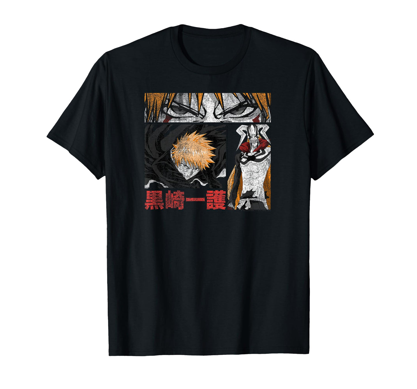 Bleach Graphic Ichigo Comic Book Style Anime T-Shirt