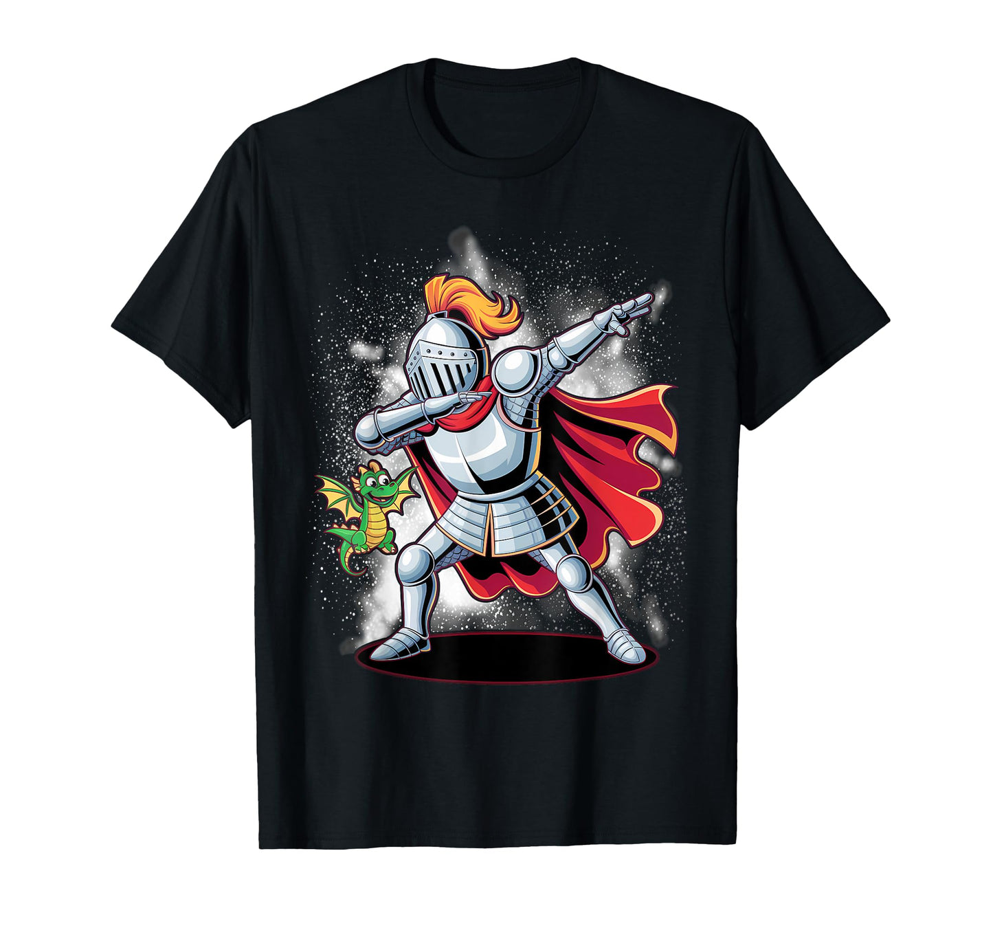 Ren Faire Dabbing Medieval Knight Dragon Funny Renaissance T-Shirt