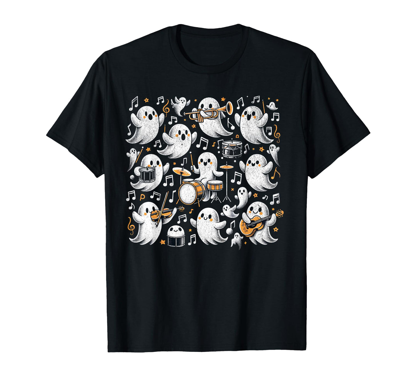 Vintage Music Teacher Halloween Music Teacher Education T-Shirt