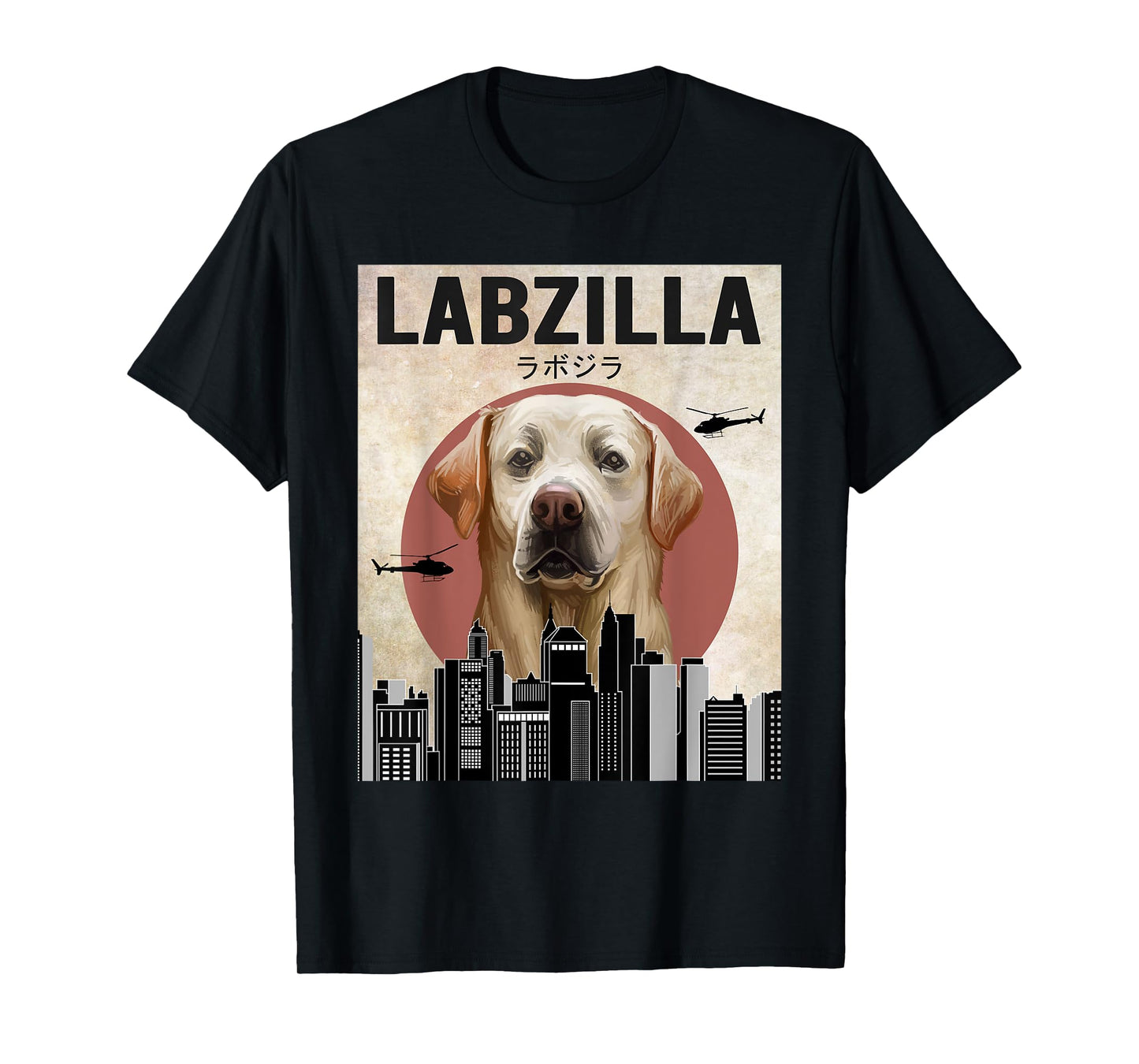 Labzilla Funny Labrador Retriever Dog Lover Men Women Girls Kids T-Shirt