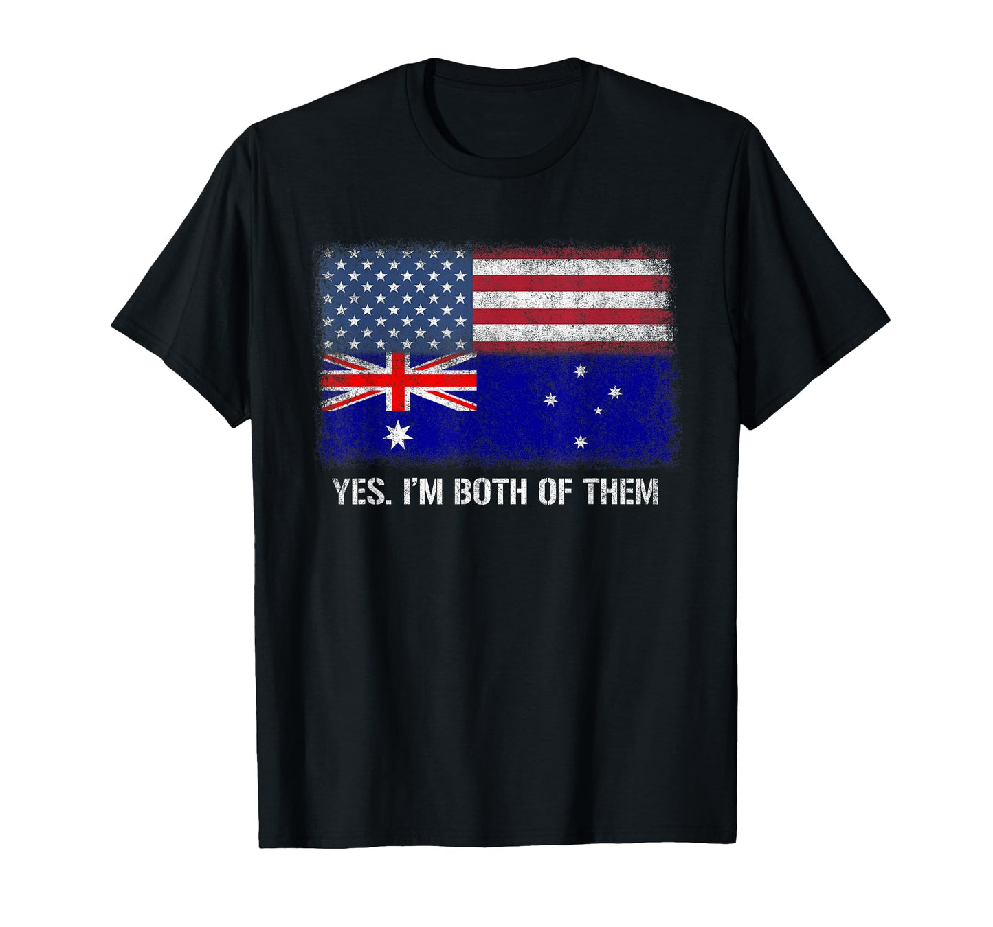 Usa Australia Australian American Flag Dual Citizen Women Kids Men T-Shirt