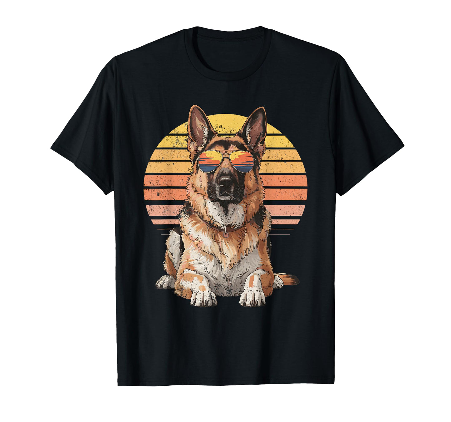 Cool Cool German Shepherd Mom Dad Gift Vintage Dog Owners T-Shirt
