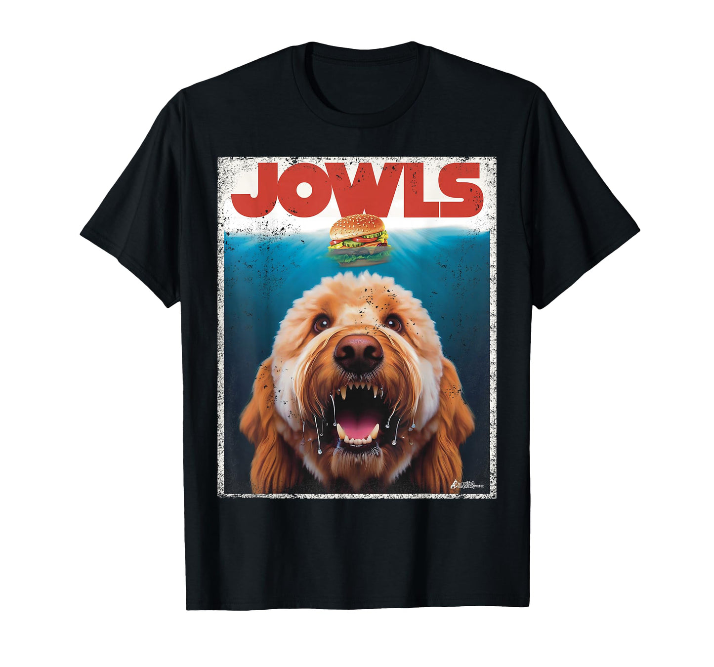 Funny Labradoodle Jowls Tee, Fawn Lab Doodle Mom Top, Dad T-Shirt