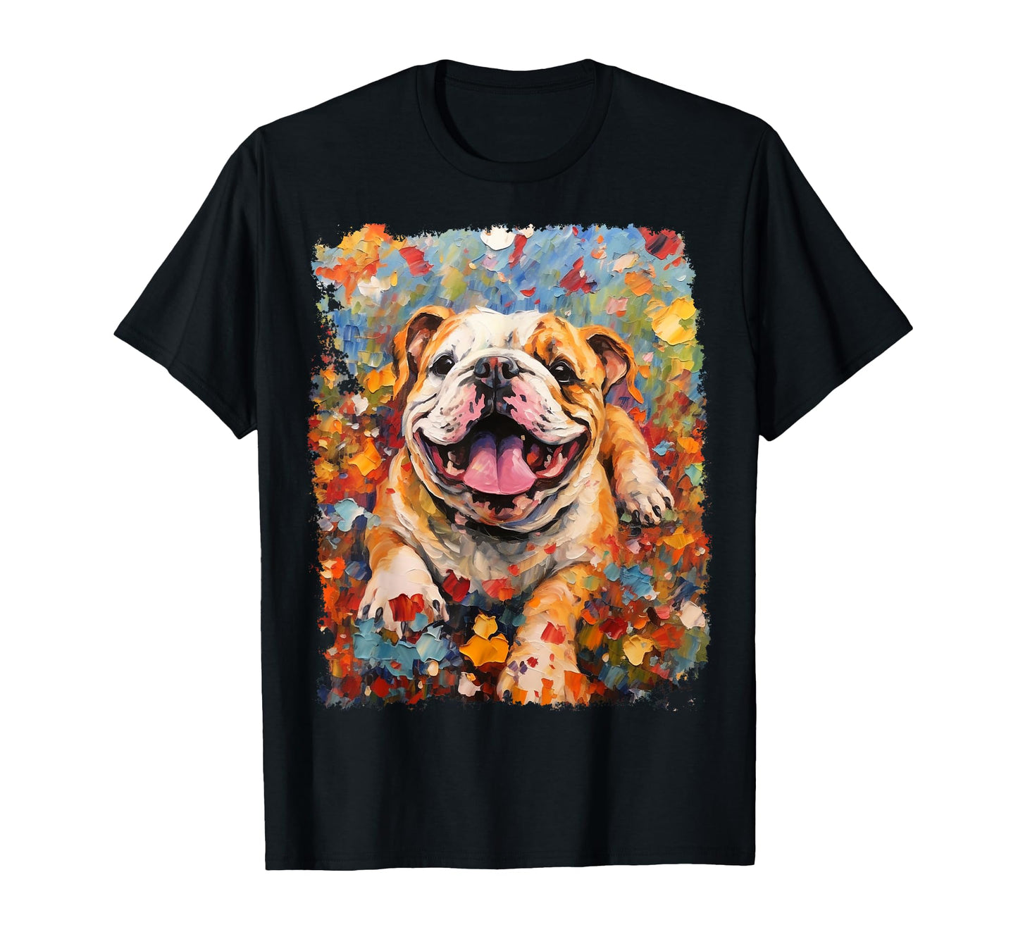 Pop Art English Bulldog T-Shirt