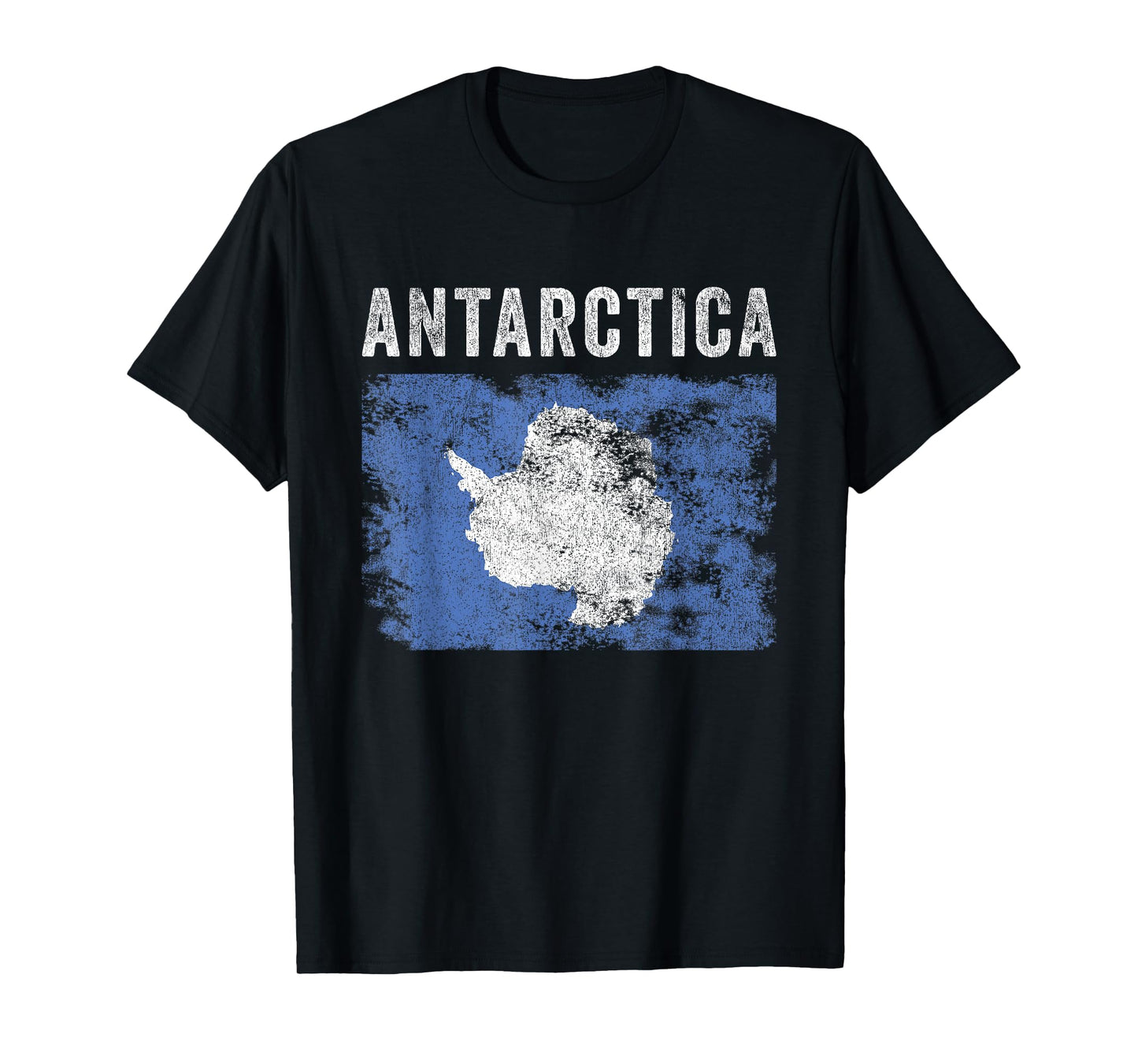 Antarctica Flag Distressed - Men Women Kids - Antarctic Flag T-Shirt