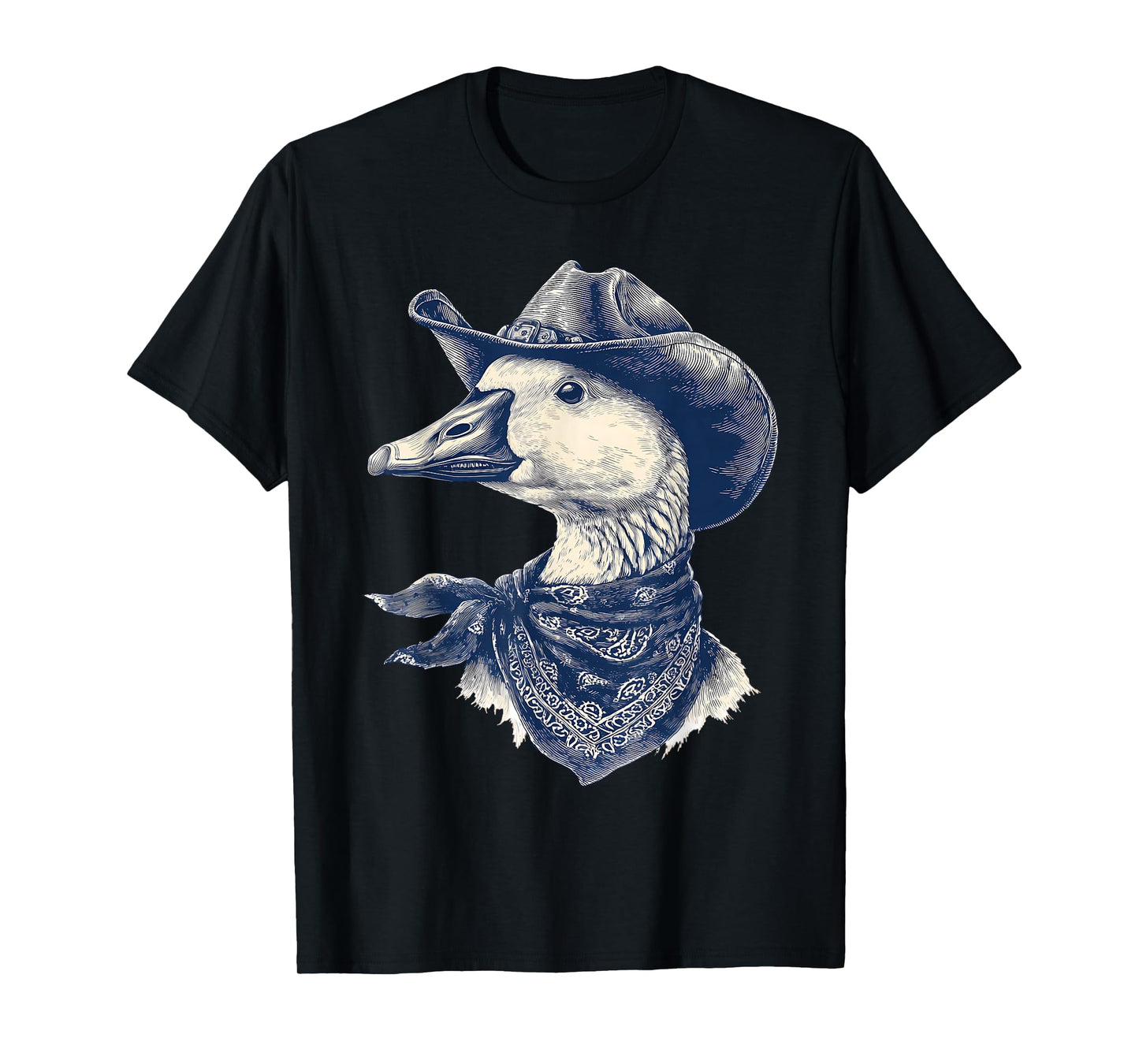 Goose Cowboy Vintage Rodeo Cowgirl Western Country T-Shirt