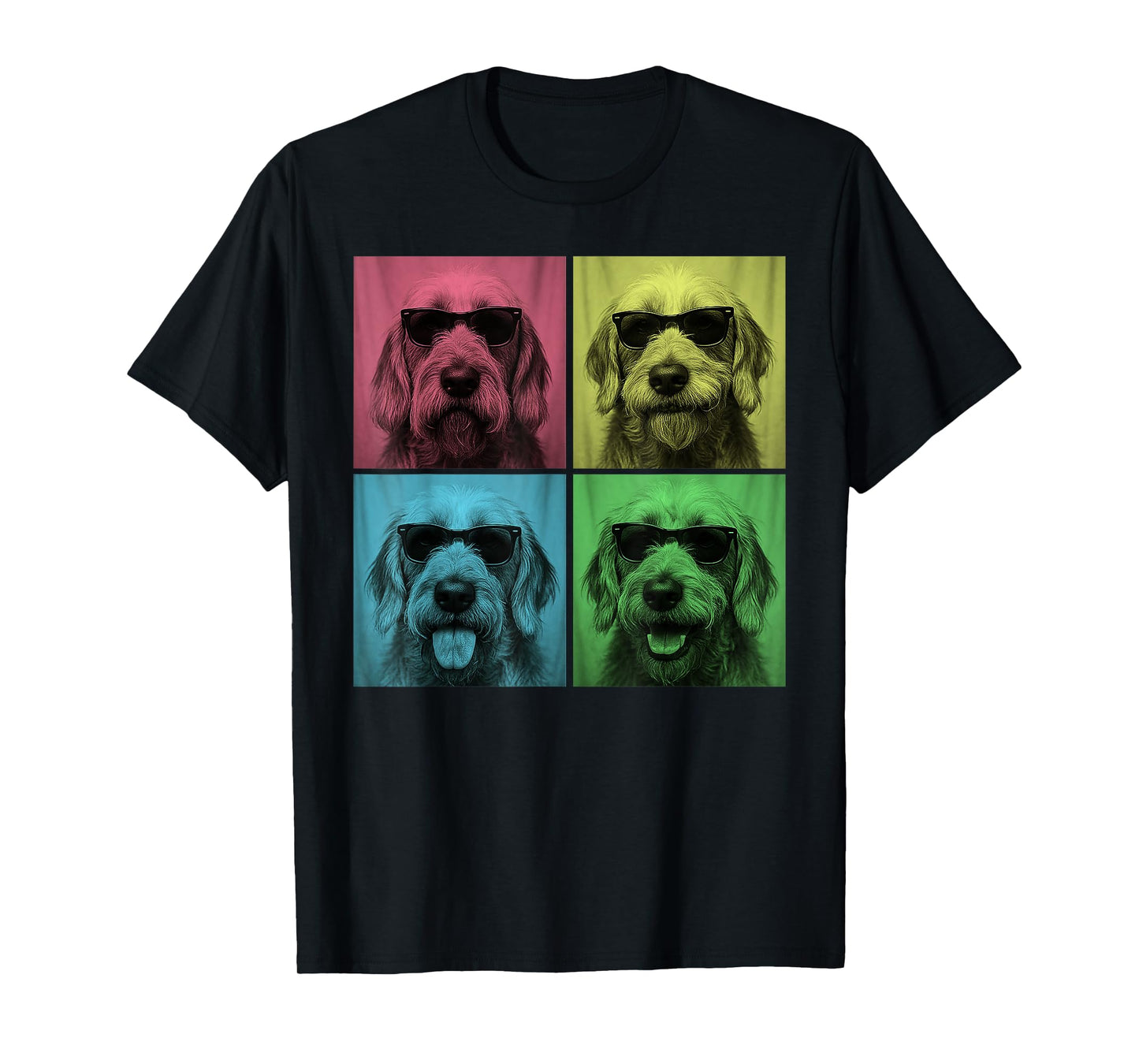 Spinone Italiano Pop Art Funny Dog Lover Photo Booth T-Shirt for Men Women Kids
