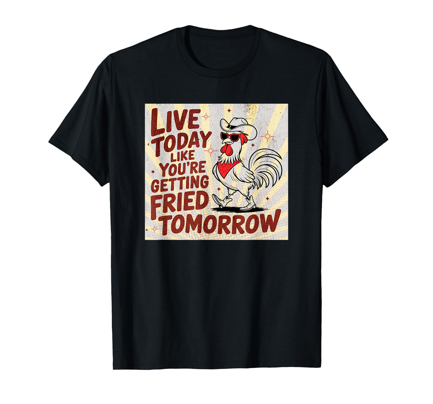 Funny Chicken Lover Humor Joke Farmers Foodies Homestead BBQ T-Shirt