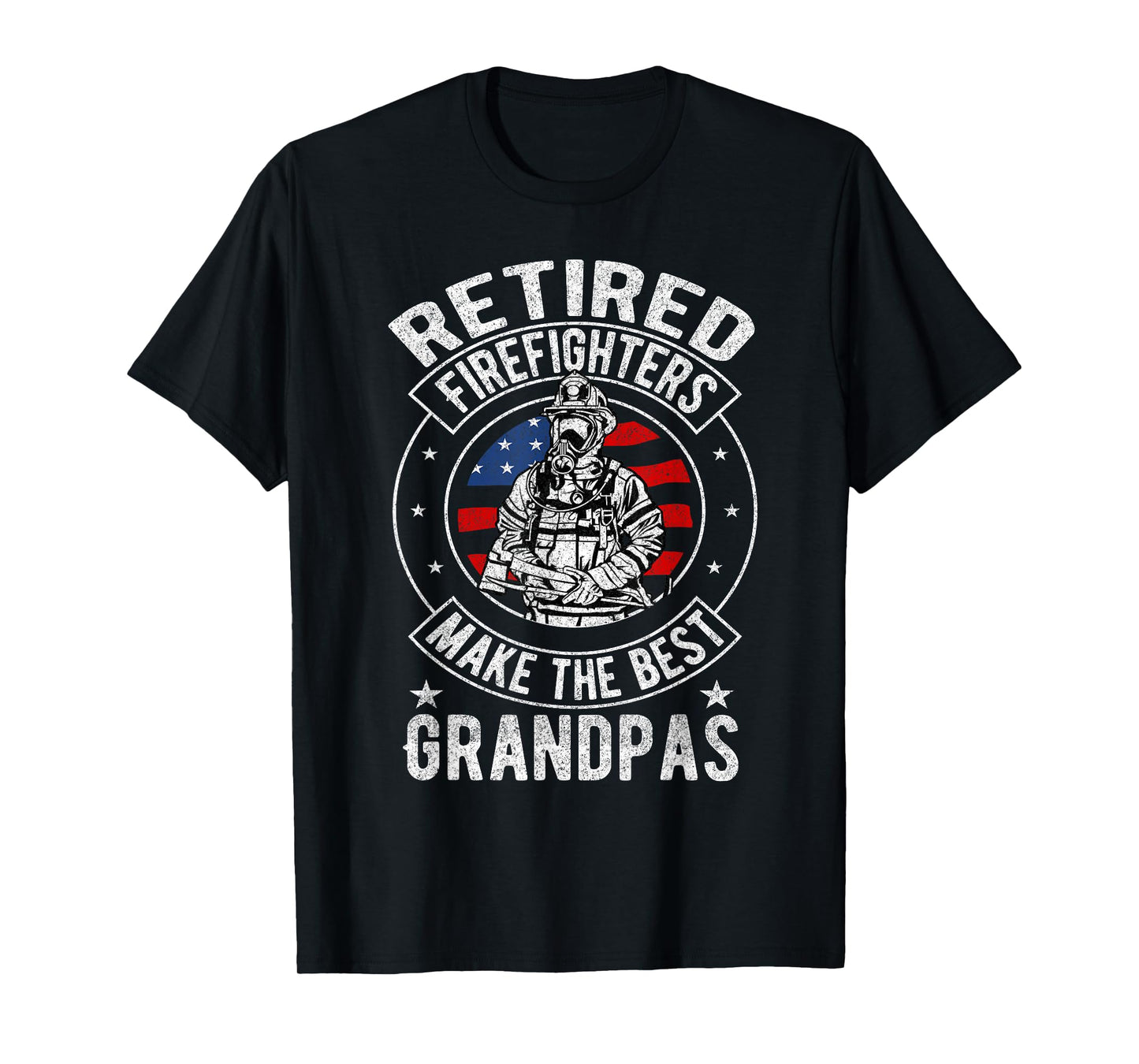 Retired Firefighter Grandpa Fireman Retirement T-Shirt