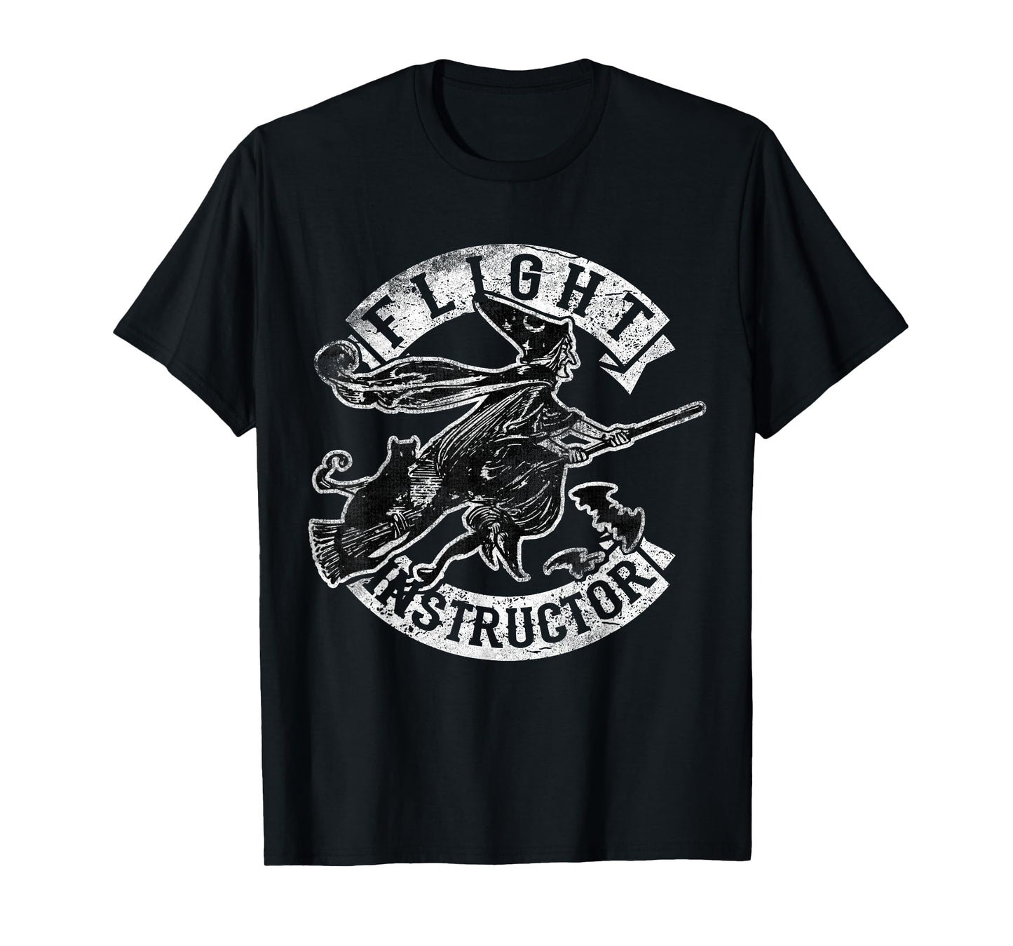 Flight Instructor Funny Halloween Witch T-Shirt Costume Gift T-Shirt