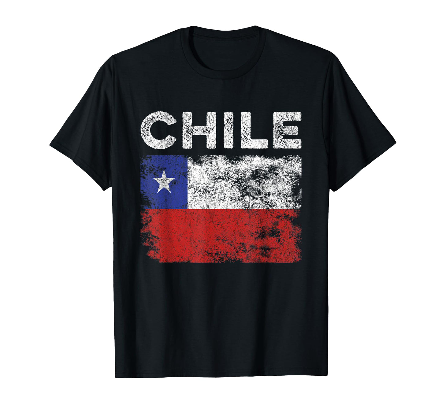 Chile Flag Distressed - Men Women Kids - Chilean Flag T-Shirt