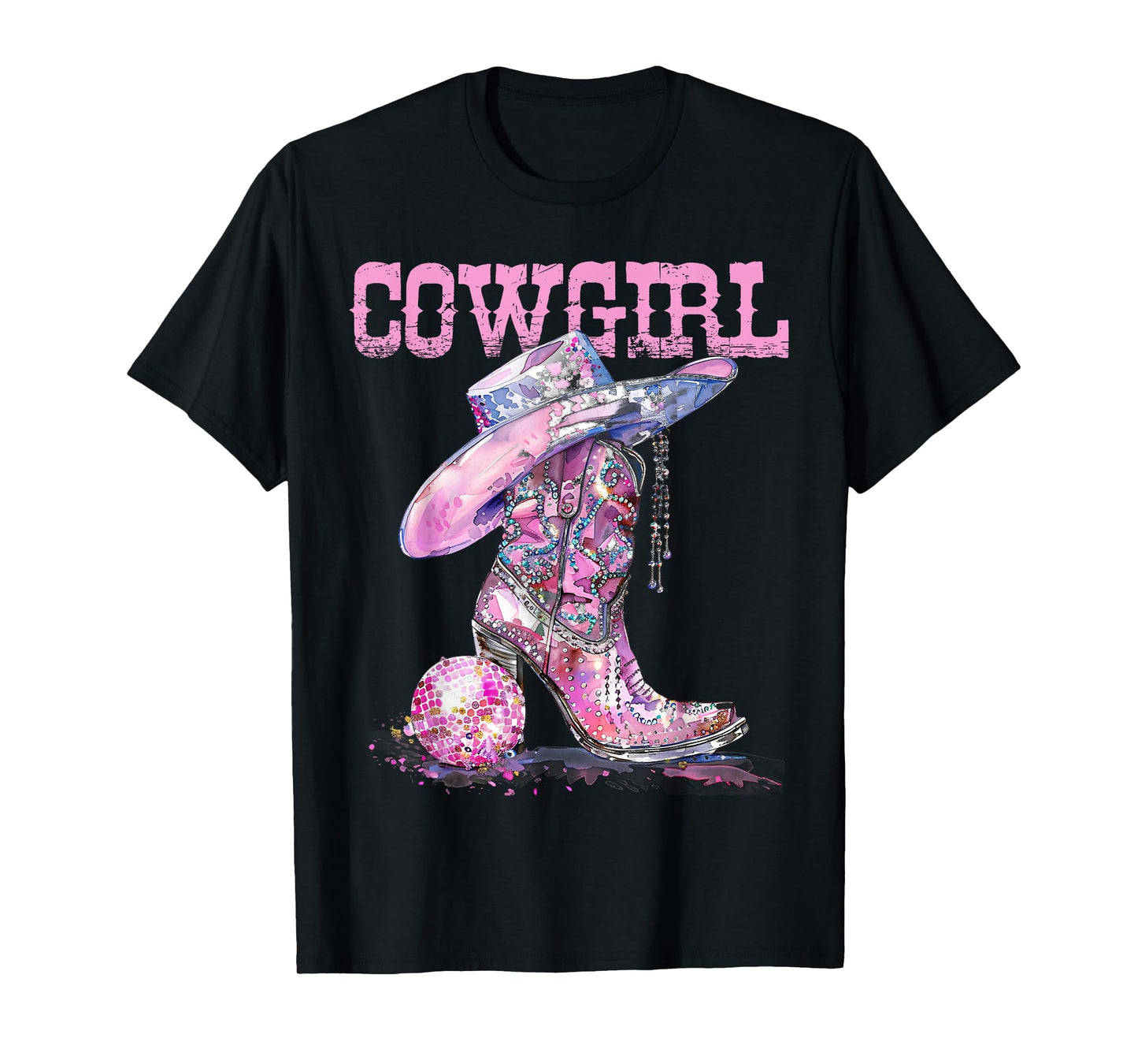 Cowgirl Country Concert Outfit for Women, Youth & Teen Girls T-Shirt