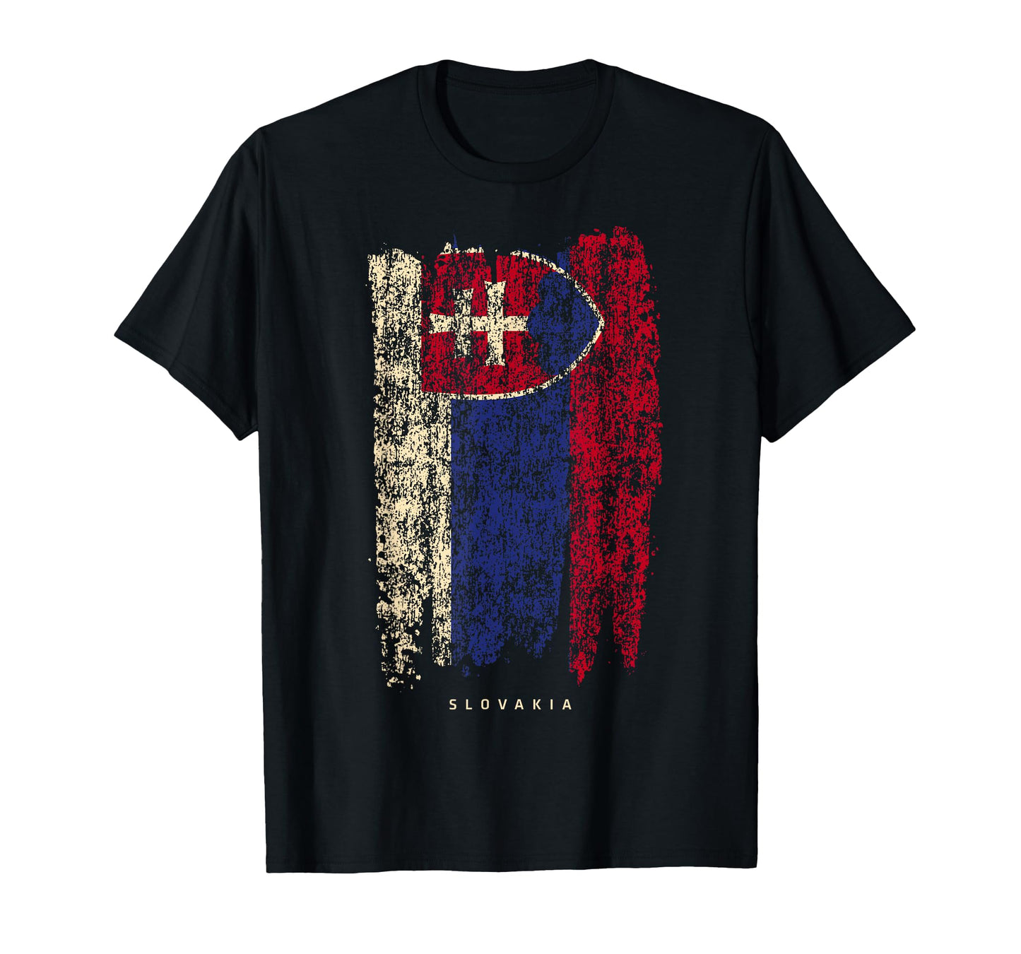 Vintage Slovakia Flag Retro Slovak T-Shirt
