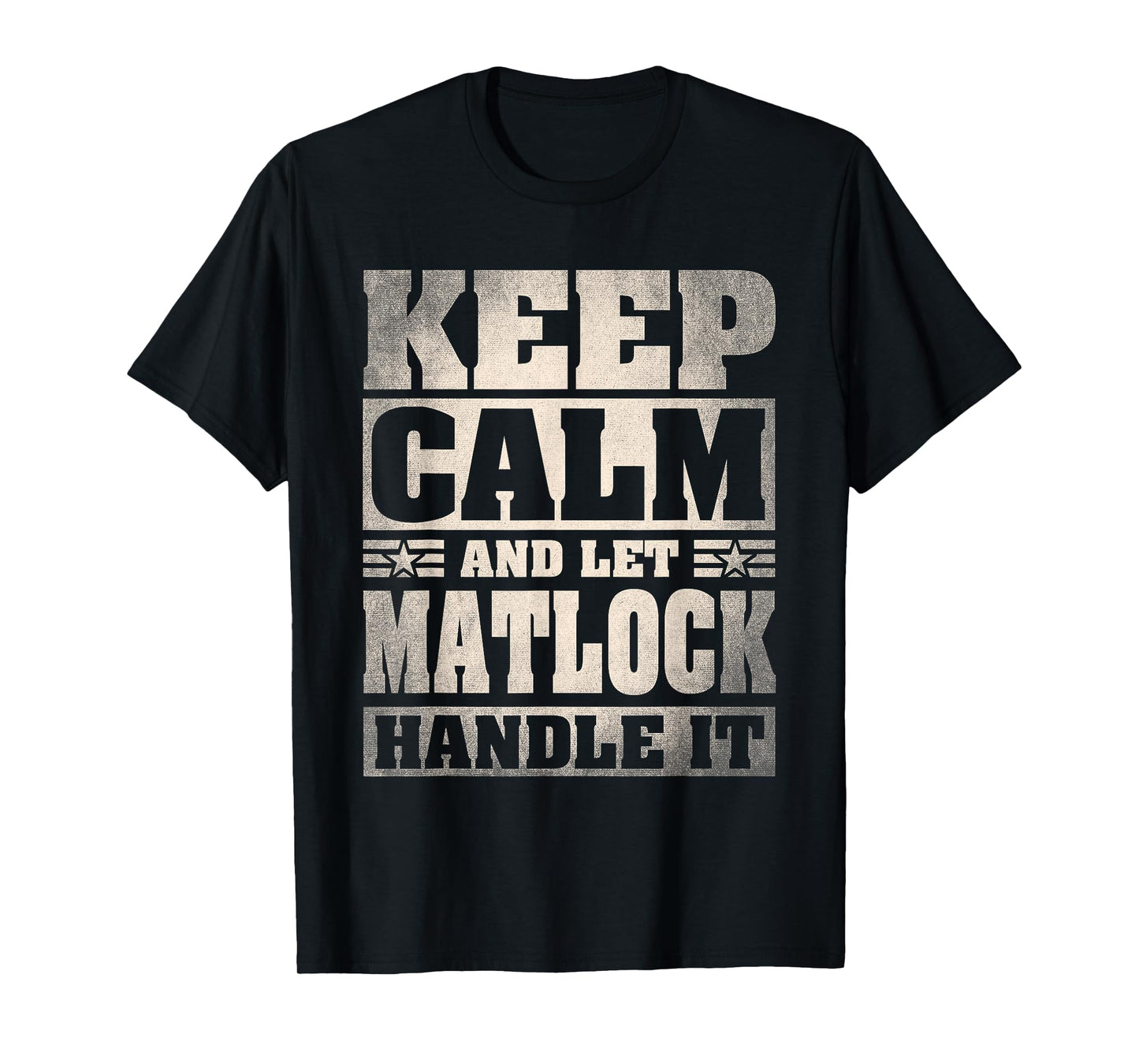 MATLOCK Name Shirt Personalized MATLOCK Last Name T-Shirt