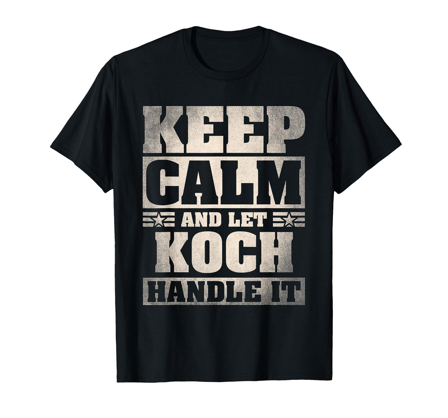 KOCH Name Shirt Personalized KOCH Last Name T-Shirt