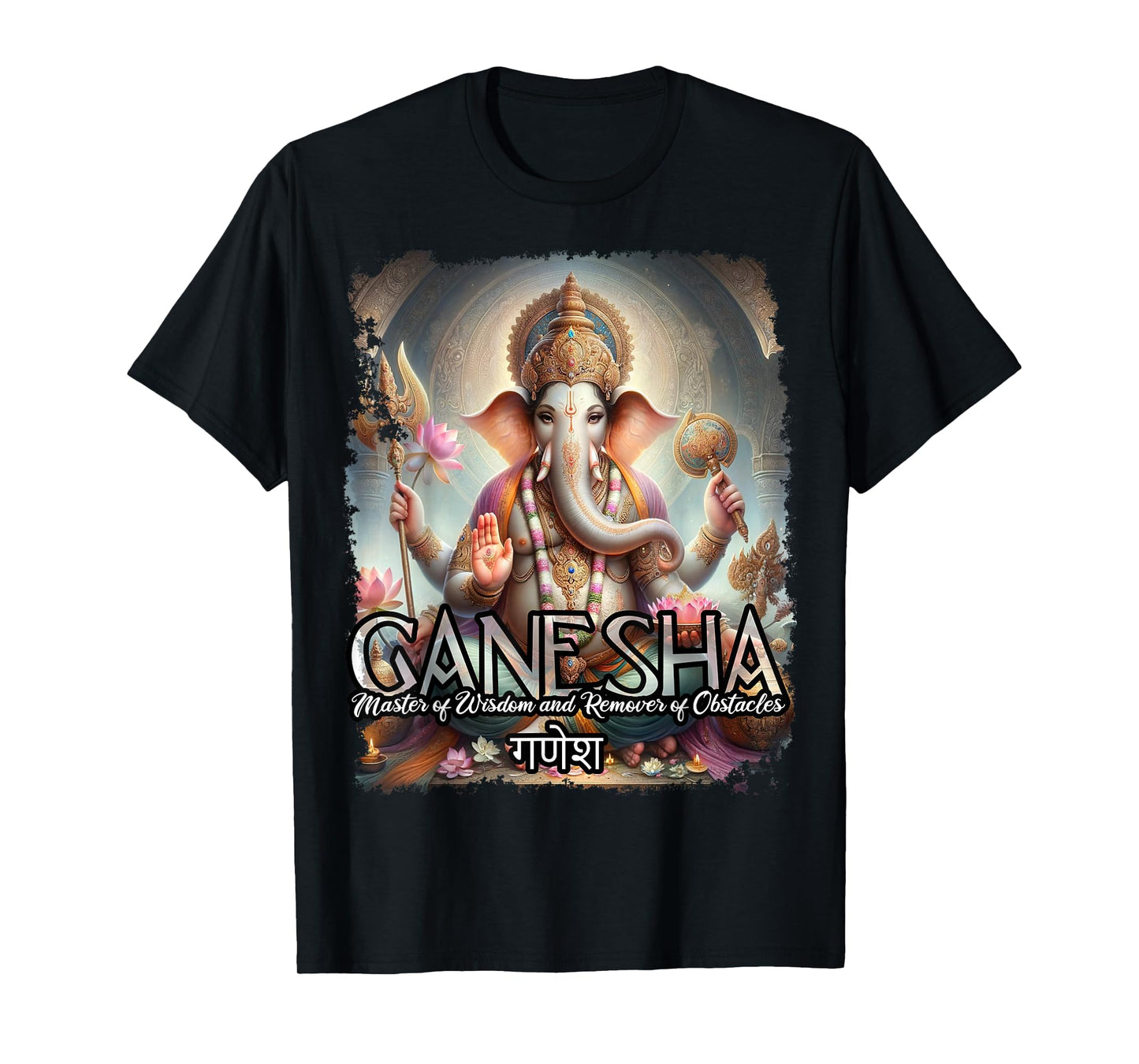 Ganesha Elephant God Hindu Mythology Meditation Spiritual T-Shirt