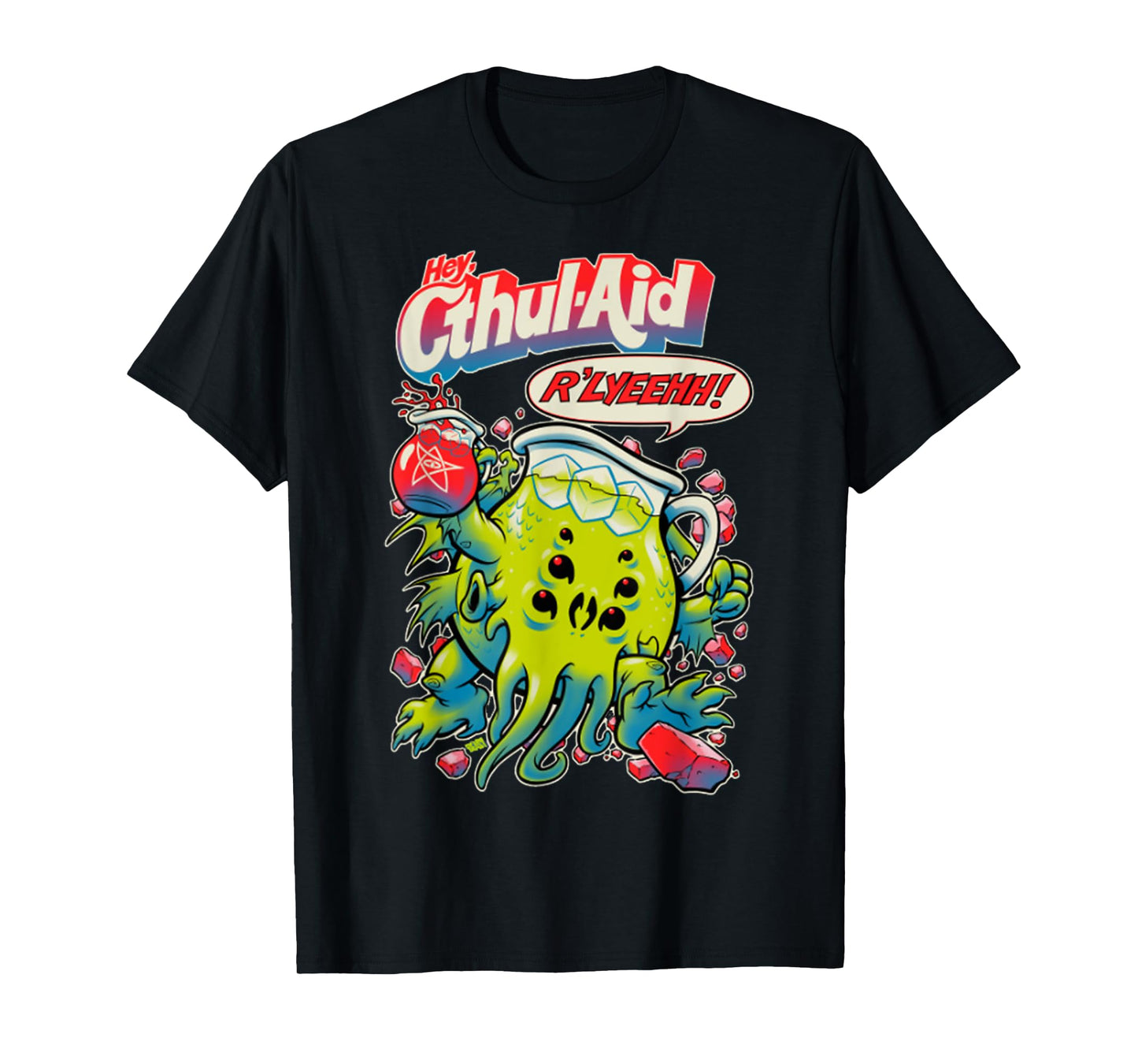 Hey Cool Cthulhu Aid R'LYEEHH! Cthulhu Water T-Shirt