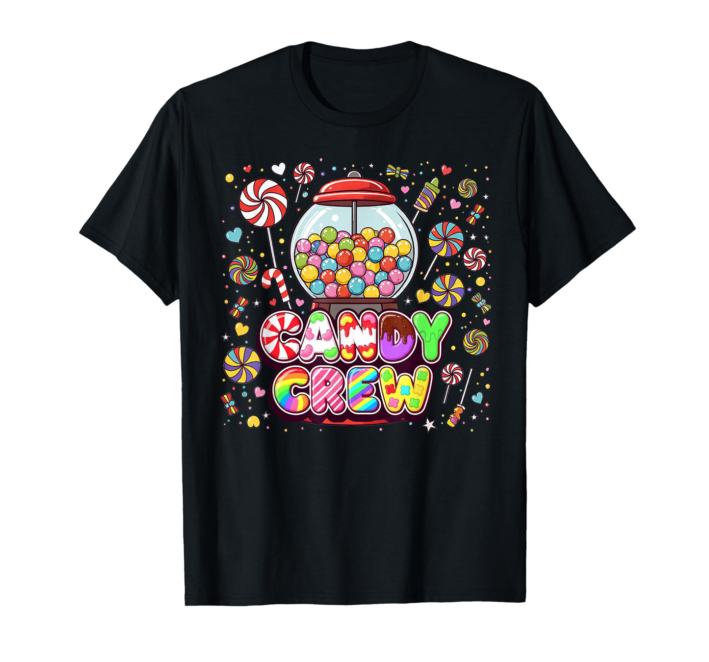 Candy Land Candy Crew Party Halloween Costumes Candy Squad T-Shirt