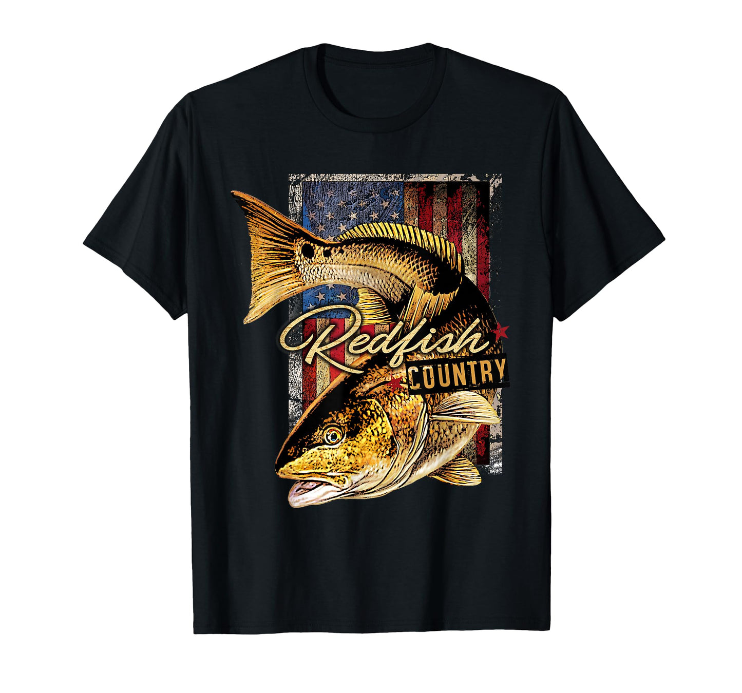 Redfish Country Saltwater Fishing T Shirt T-Shirt