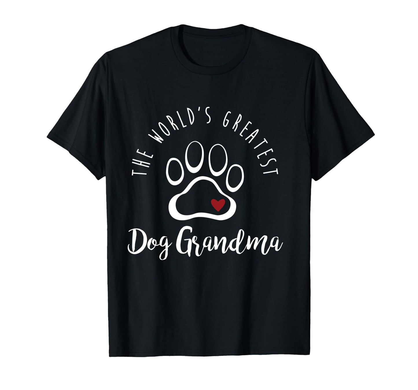 The Worlds Greatest Dog Grandma Pet Love Fur Gift Long Sleeve T-Shirt