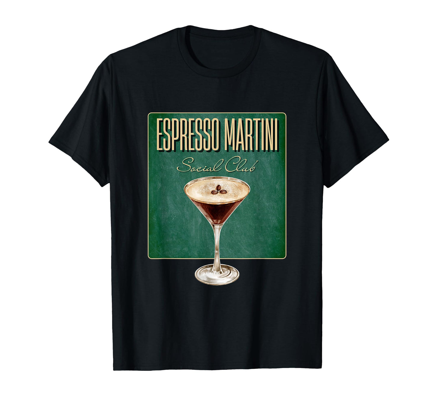 Espresso Martini Social Club | Coffee Cocktail Cafe Bar Team T-Shirt