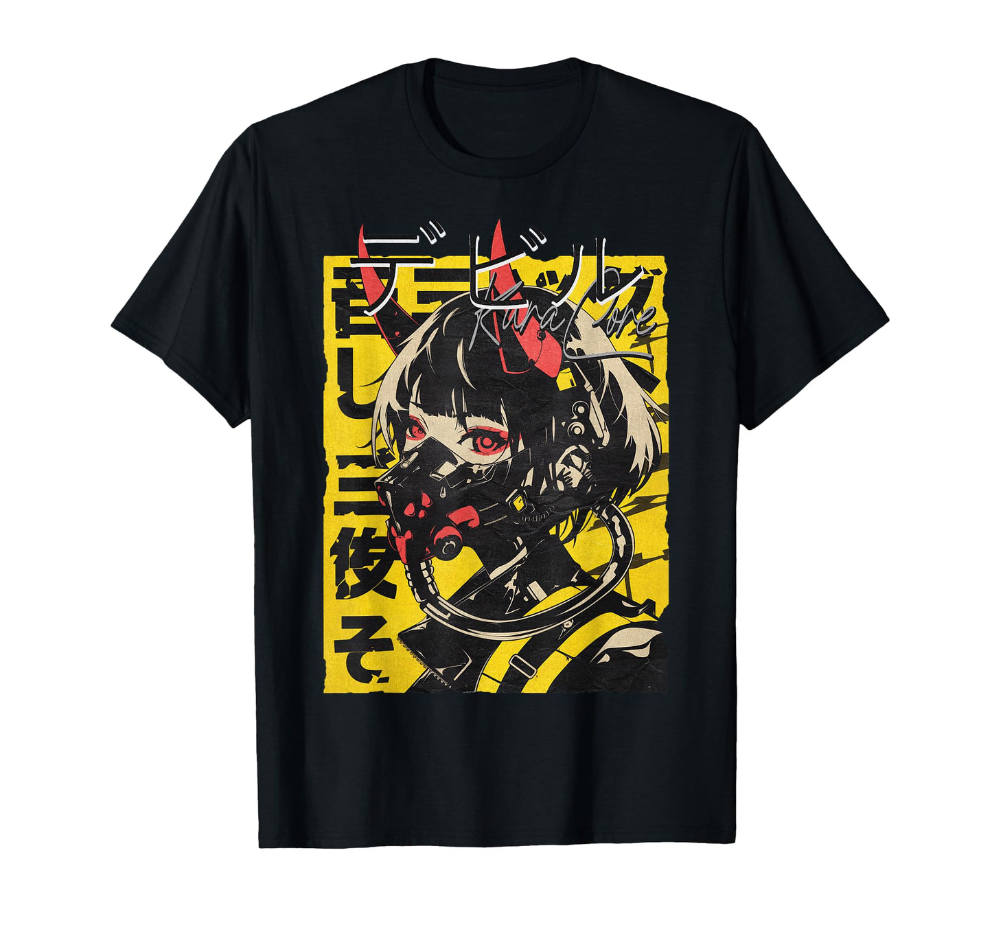 Japan Streetwear Cyberpunk Y2K Techwear Retro Manga Anime T-Shirt