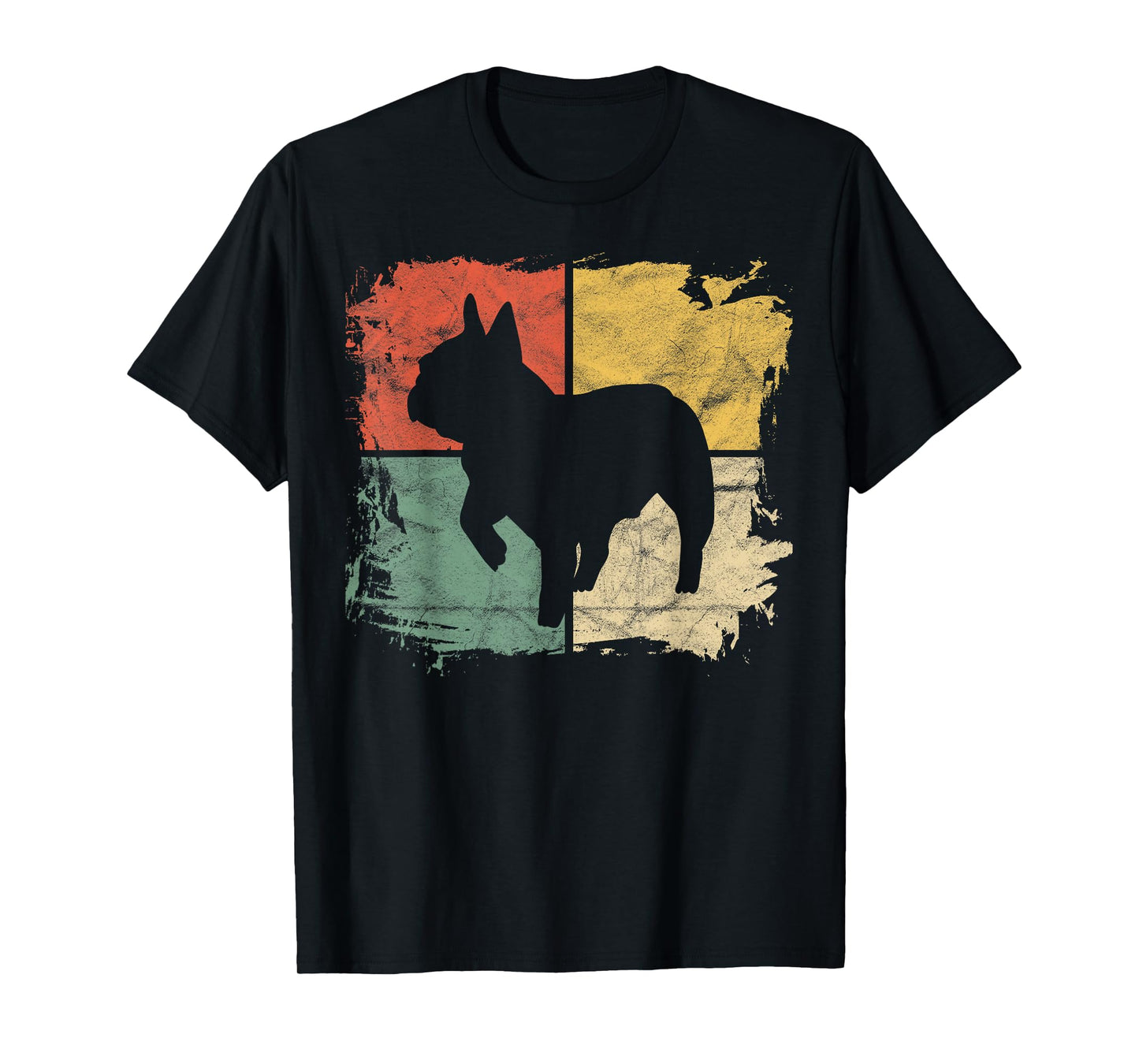 Square Retro Pug Owner Gift Dog Parent Dad Puggle Mom T-Shirt