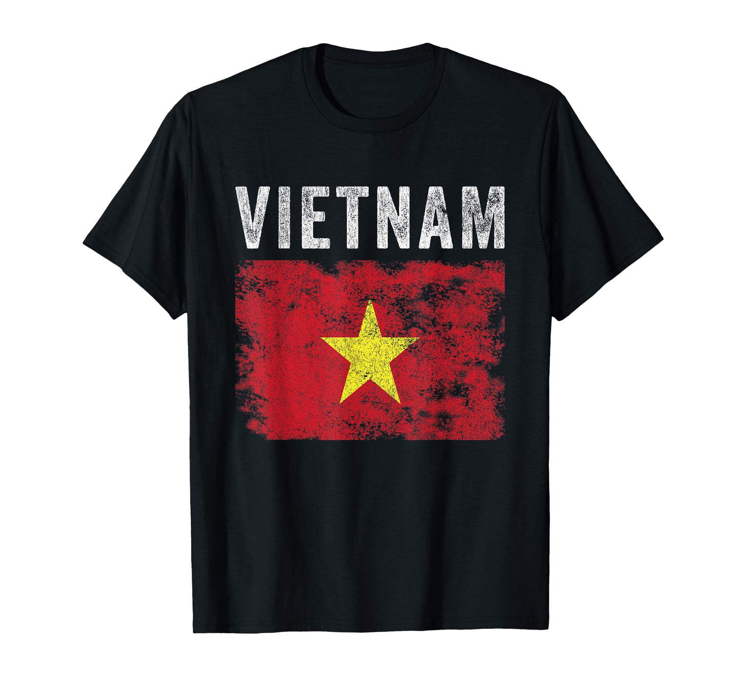 Vietnam Flag Distressed - Men Women Kids - Vietnamese Flag T-Shirt