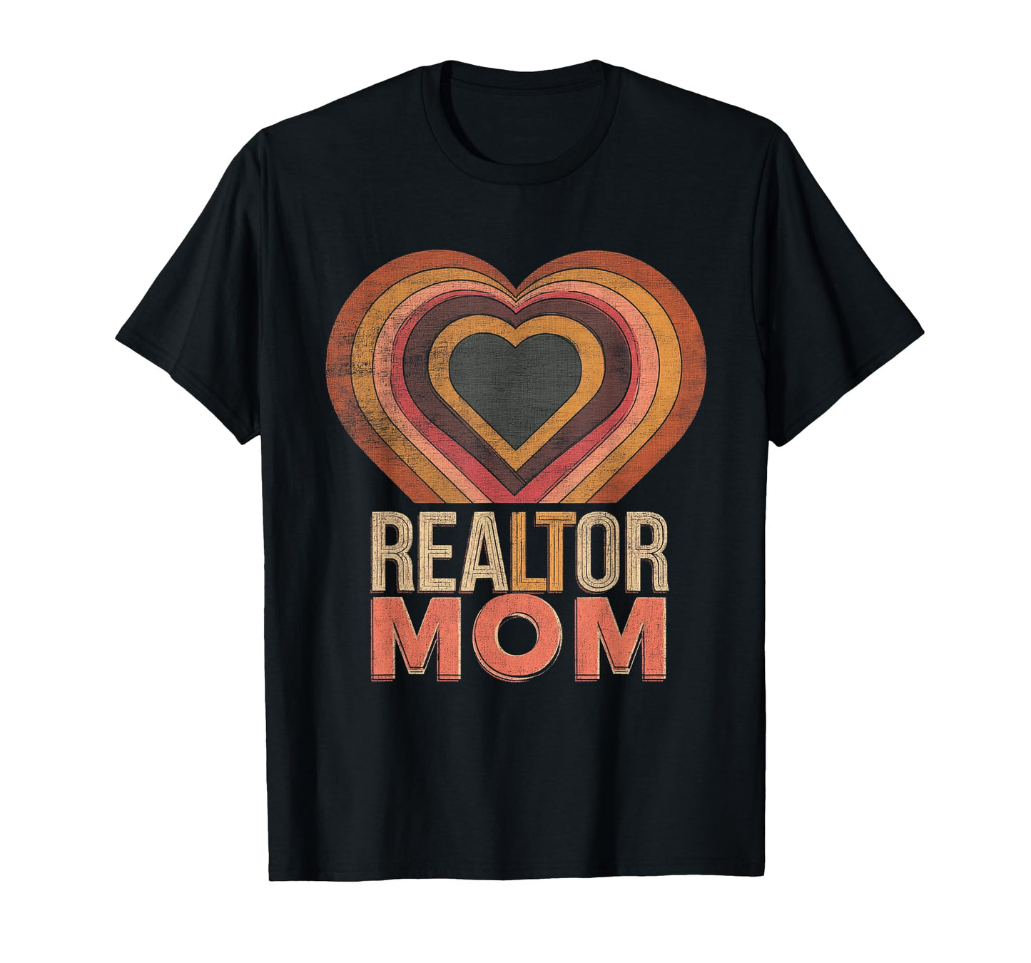 Realtor - Heart Vintage Love Women Mom Mother's Day Birthday T-Shirt