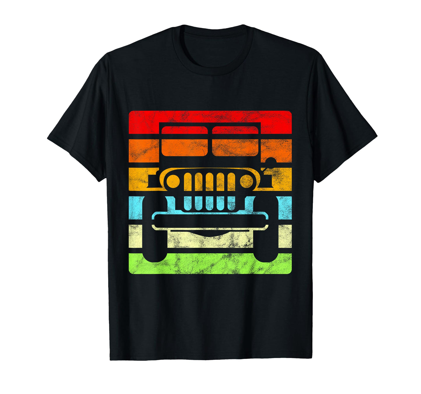Off Road 4X4 Vintage Retro 70s Sunset Off Road Gift T-Shirt